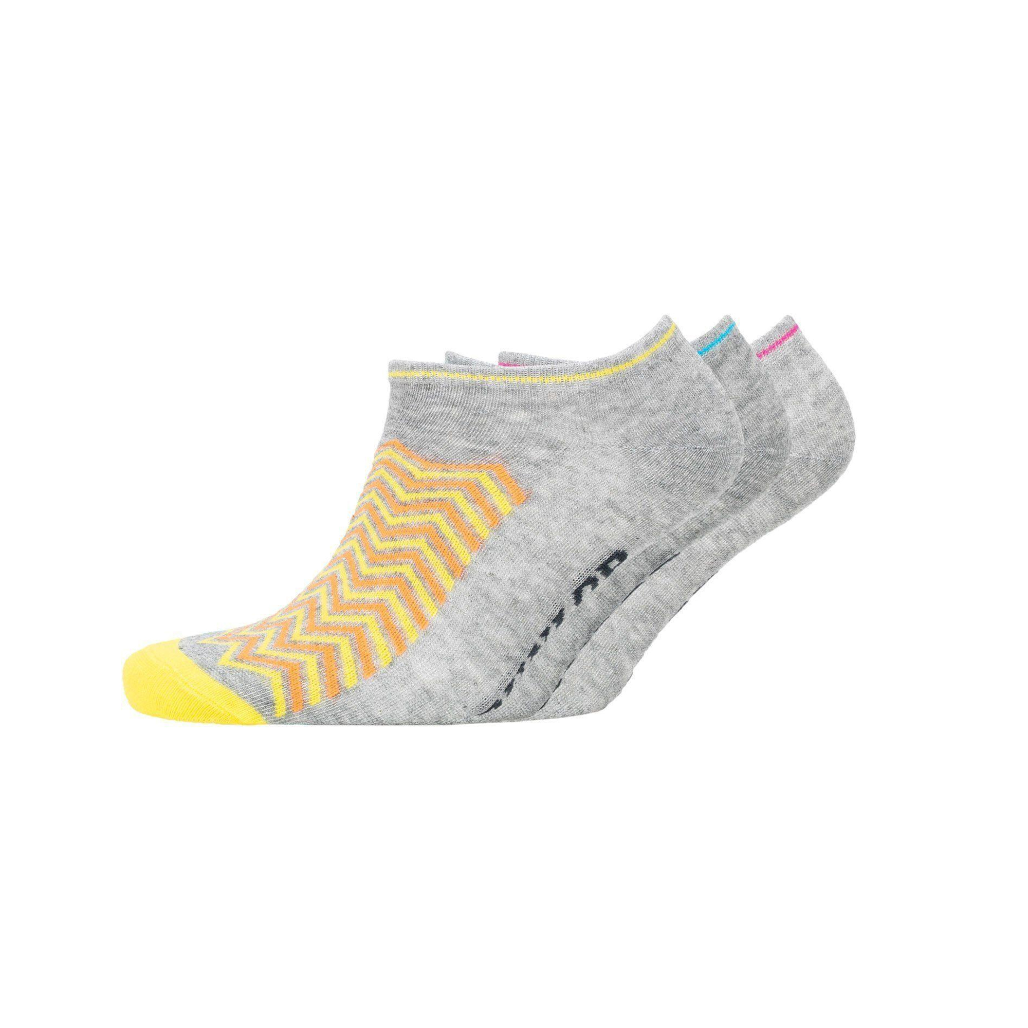 Meias Trainer Womens/ladies (pacote De 3) Dunlop Cheveon