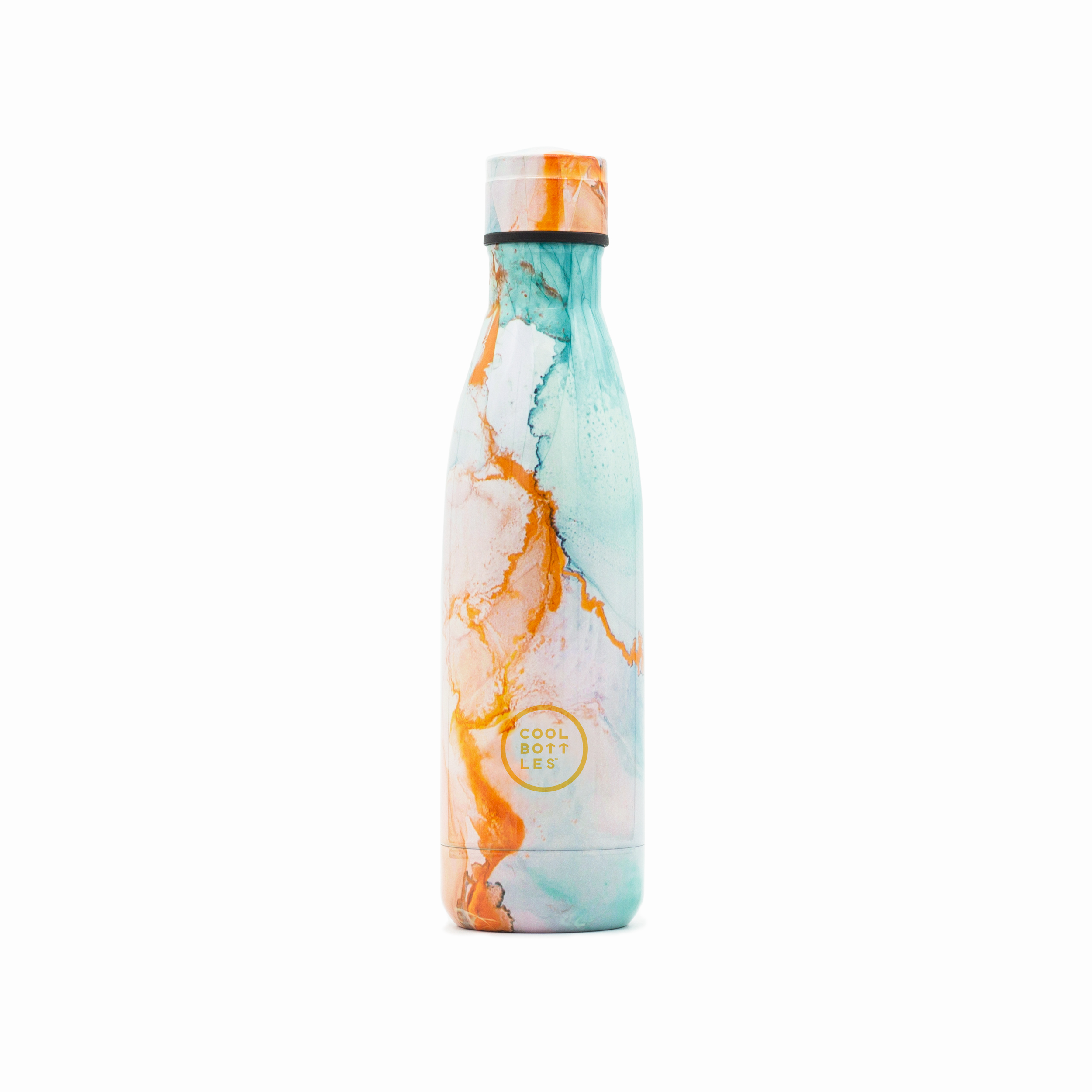 Garrafa Térmica Em Aço Inoxidável Liquid Orange - Cool Bottles - multicolor - 