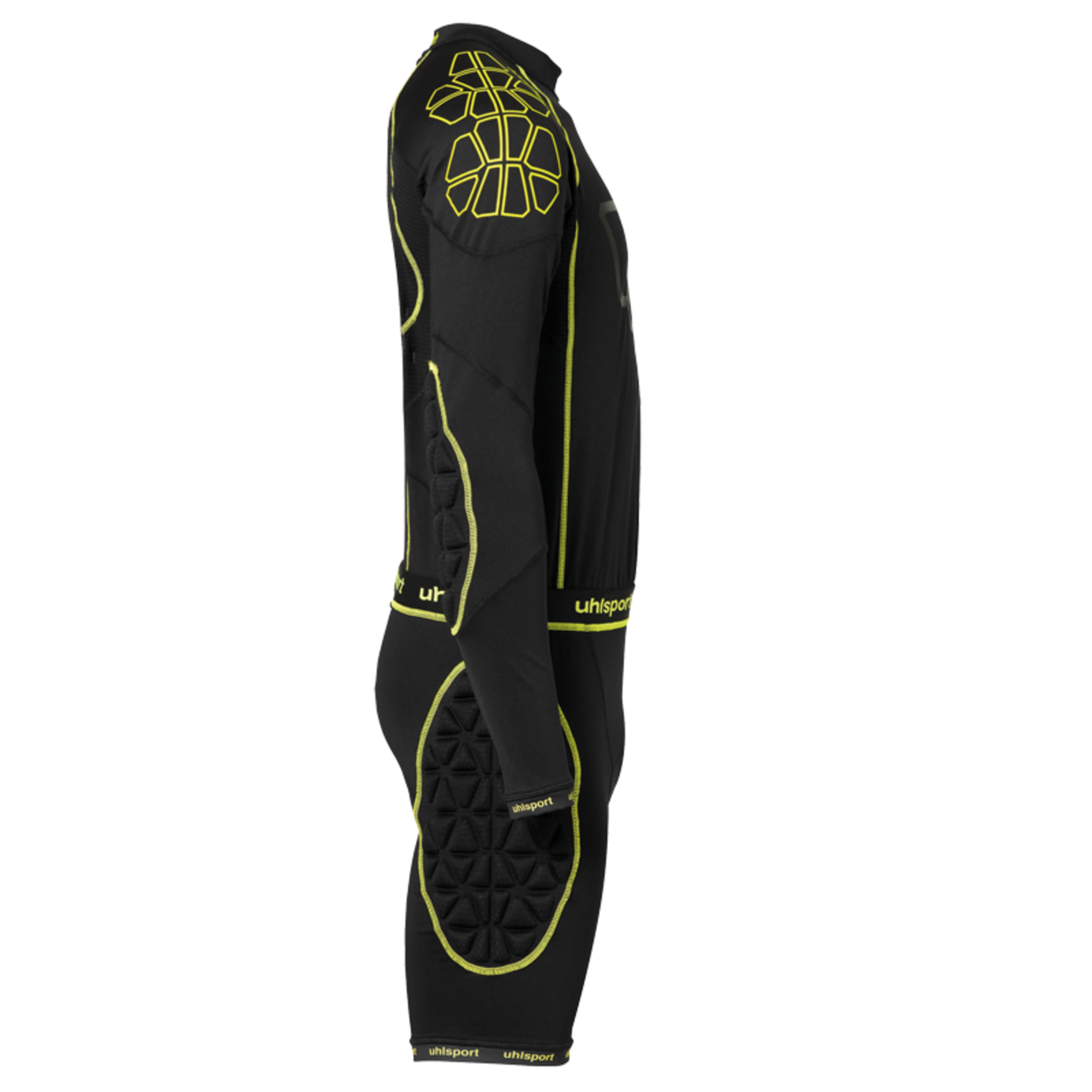Bionikframe Bodysuit Negro/amarillo Fluor Uhlsport