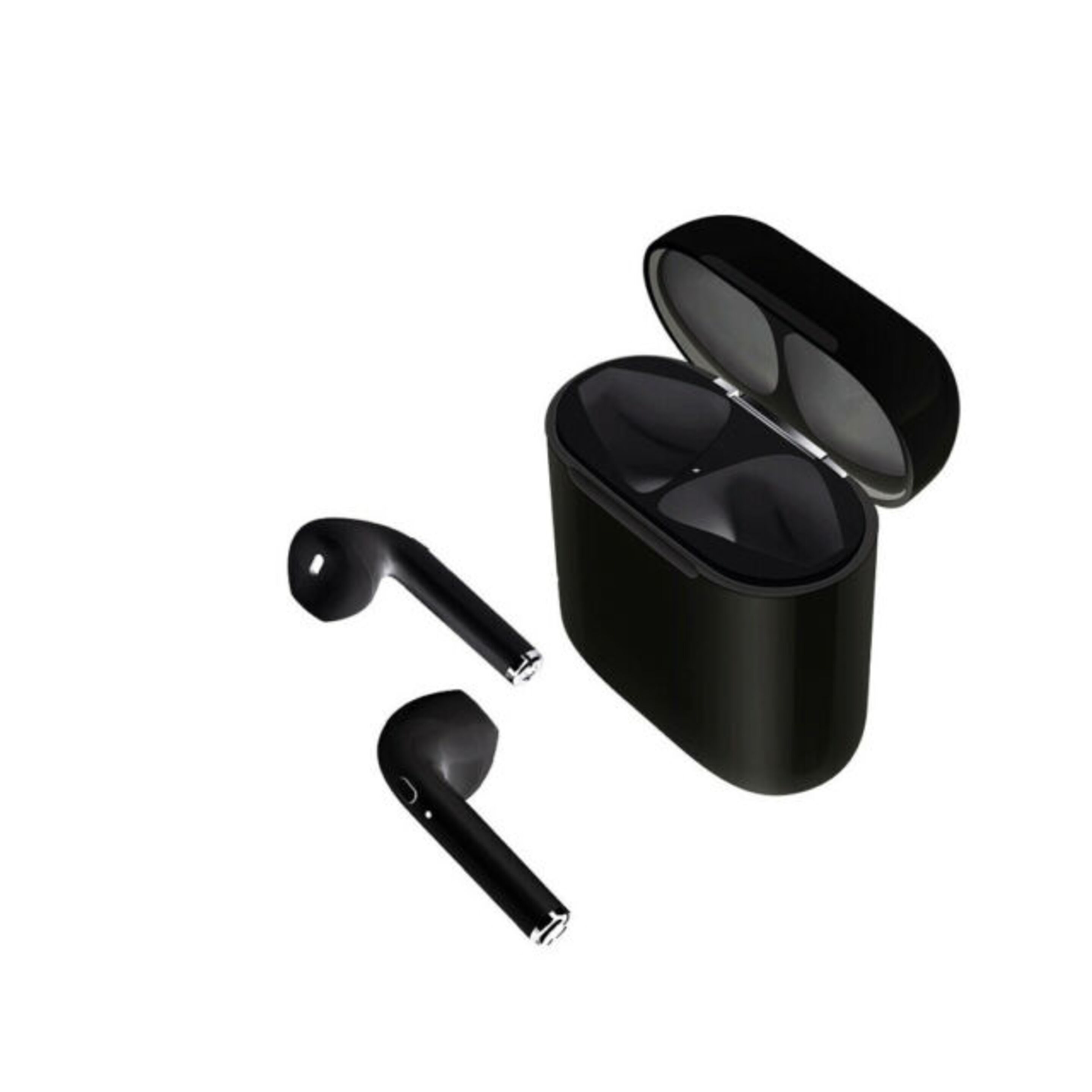 Auriculares Bluetooth Muvit Airpods Muhph0122 Con Estuche De Carga/ Autonomía 5h/ Negros - negro - 
