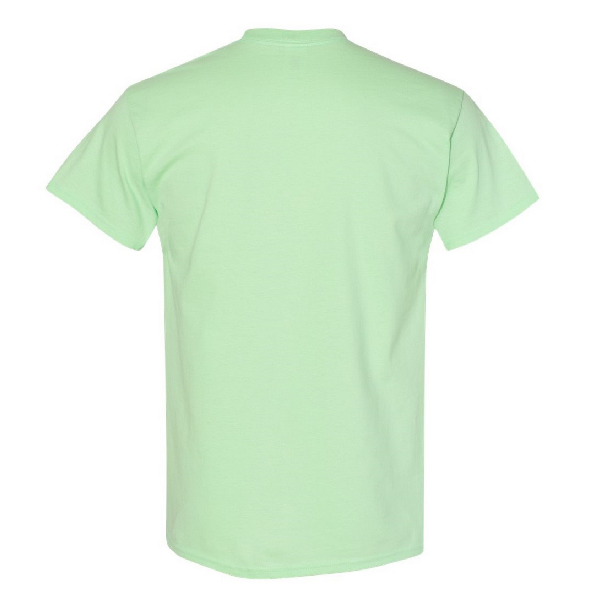 Camiseta De Manga Curta De Algodão Pesado Masculino Gildan (verde Casa Da Moeda)