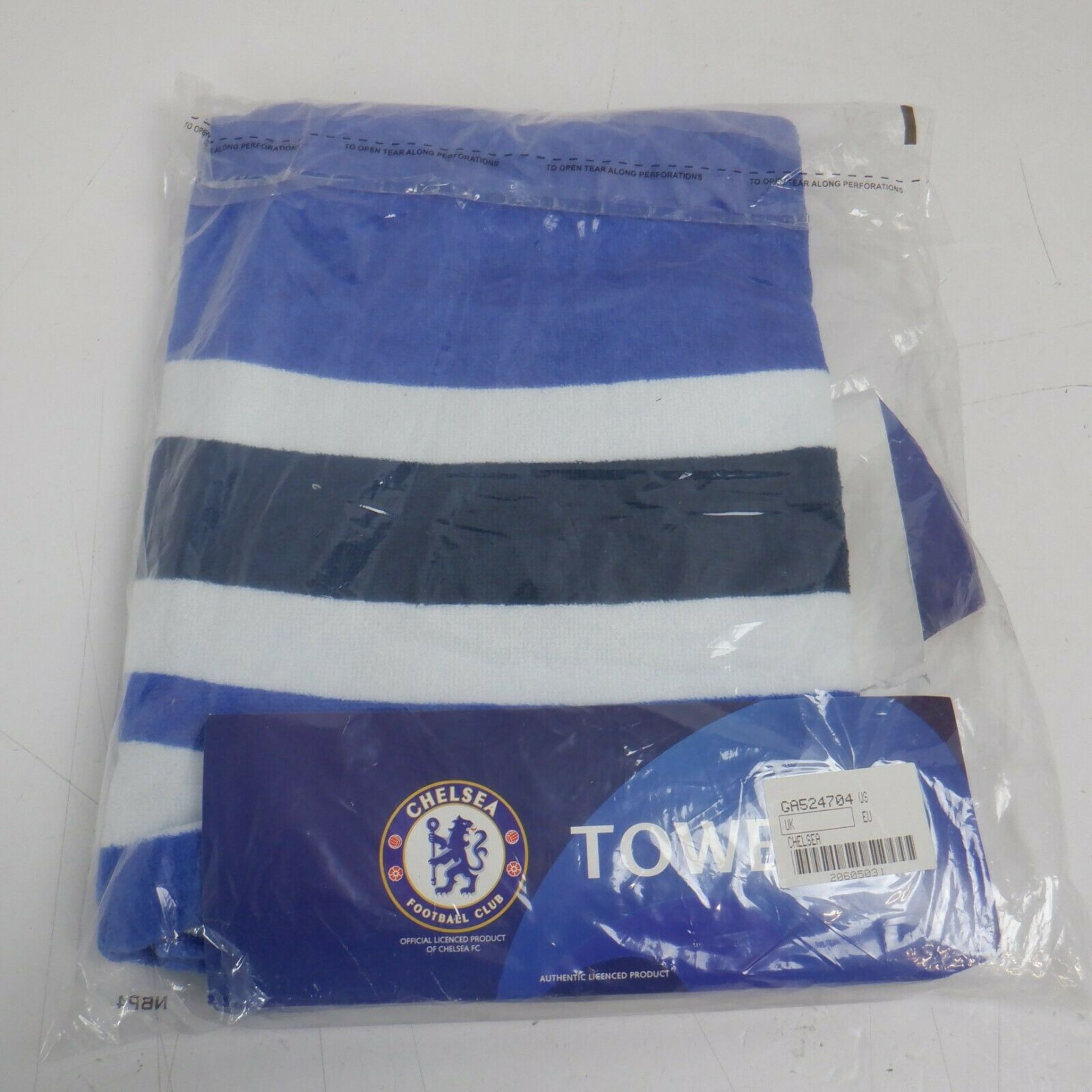 Toalla Diseño Pulse Chelsea Fc (Azul)