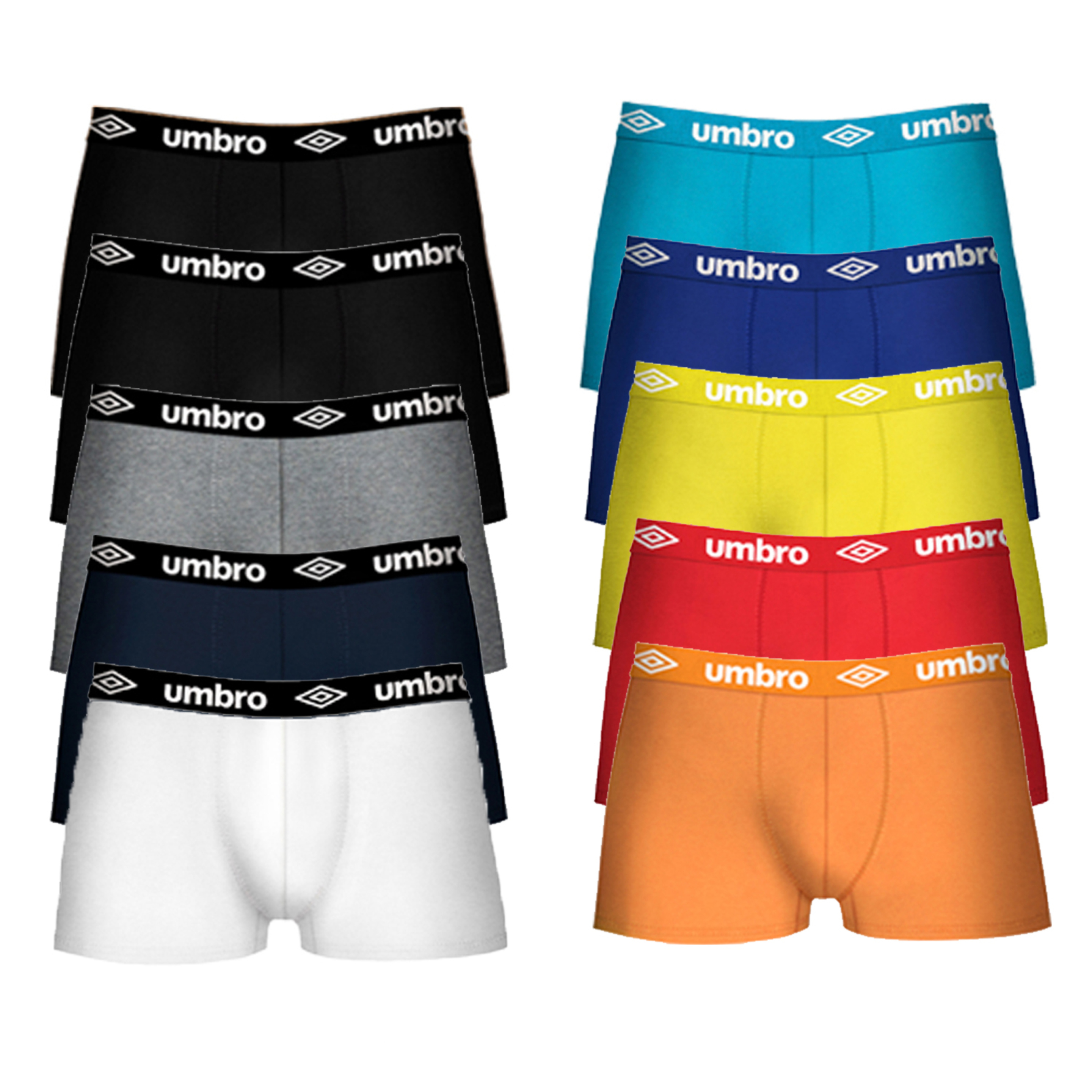 Calzoncillos Umbro Colores Pack 5