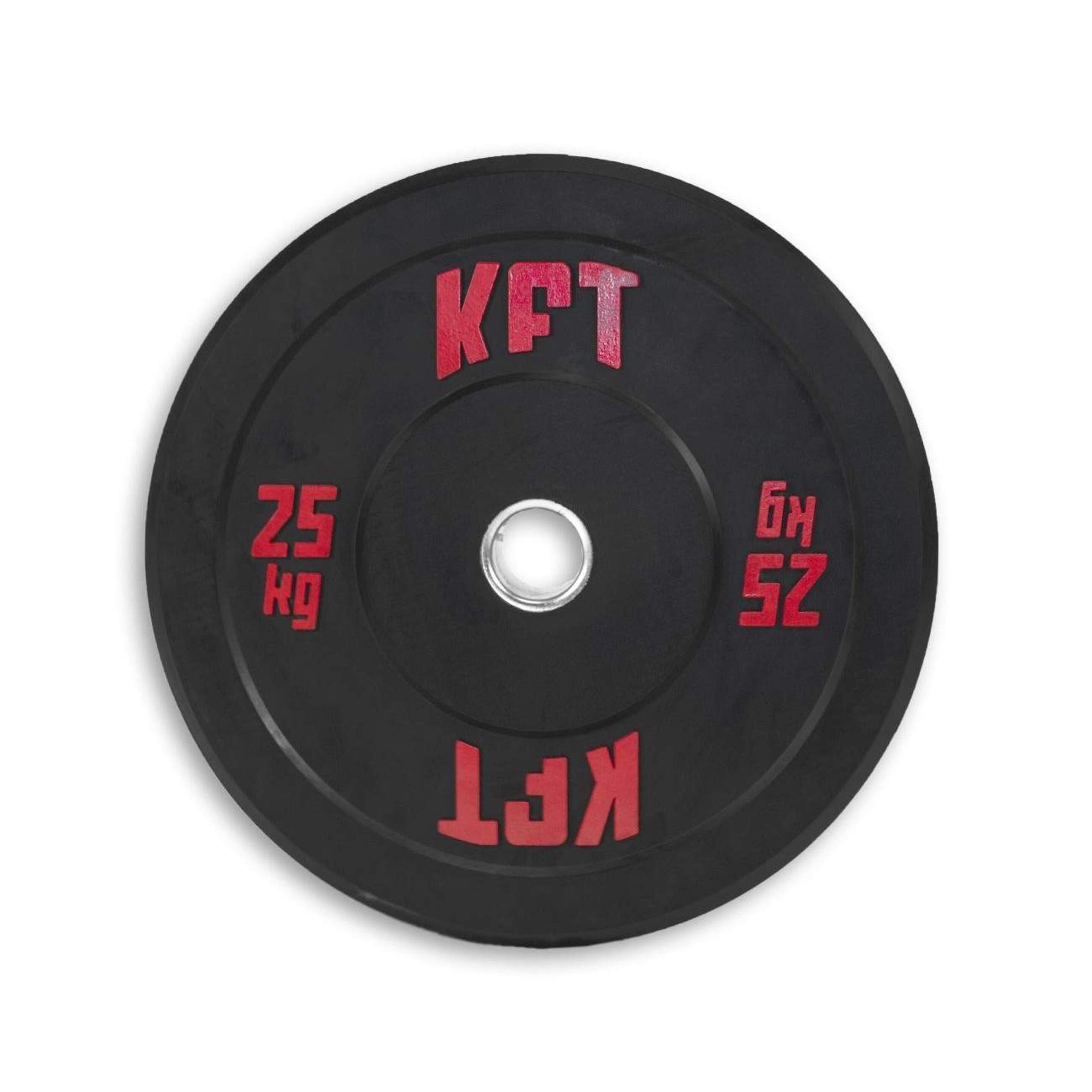 Disco Bumper Kft 25kg - negro-rojo - 