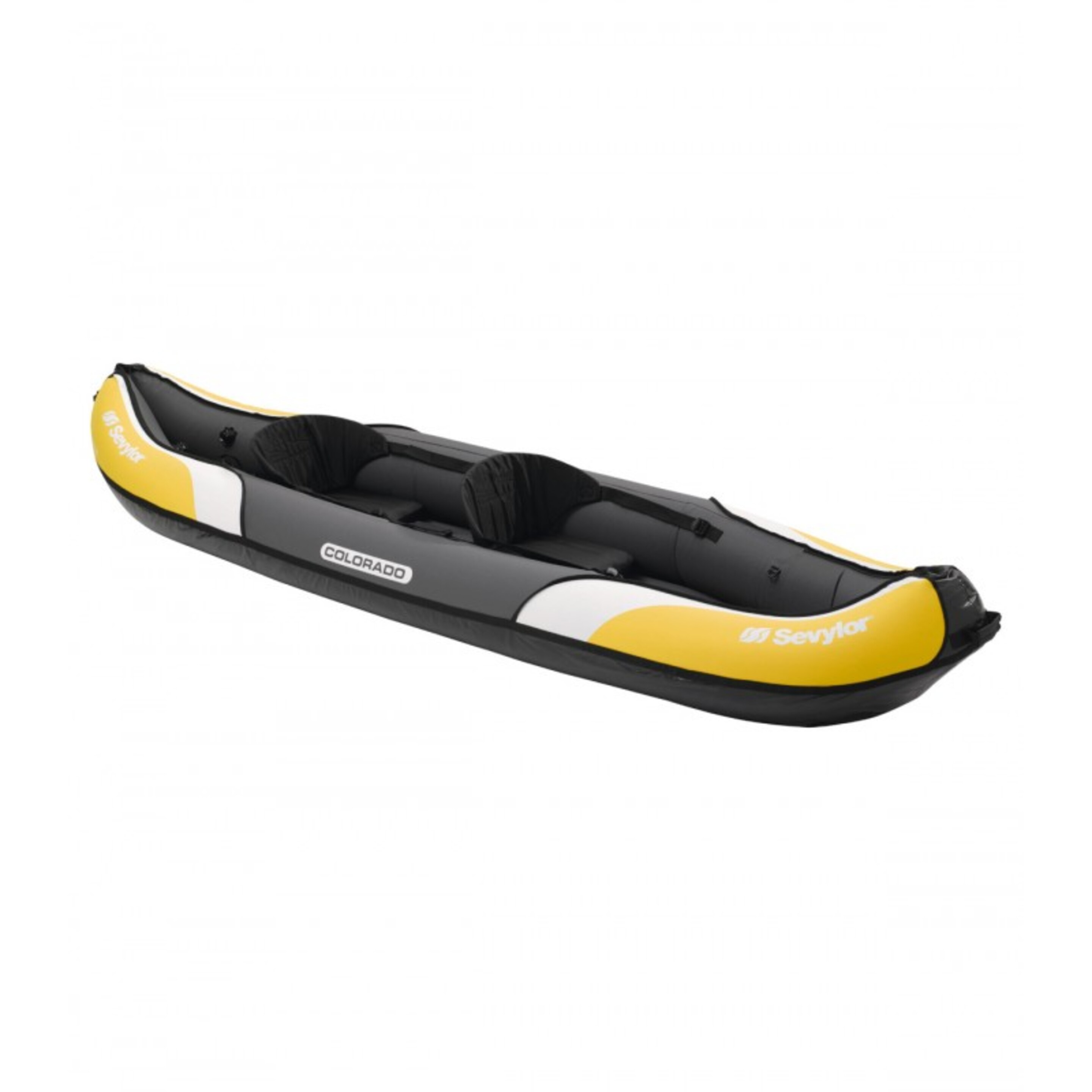 Kayak Doble Hinchable Sevylor Colorado - gris-amarillo - 