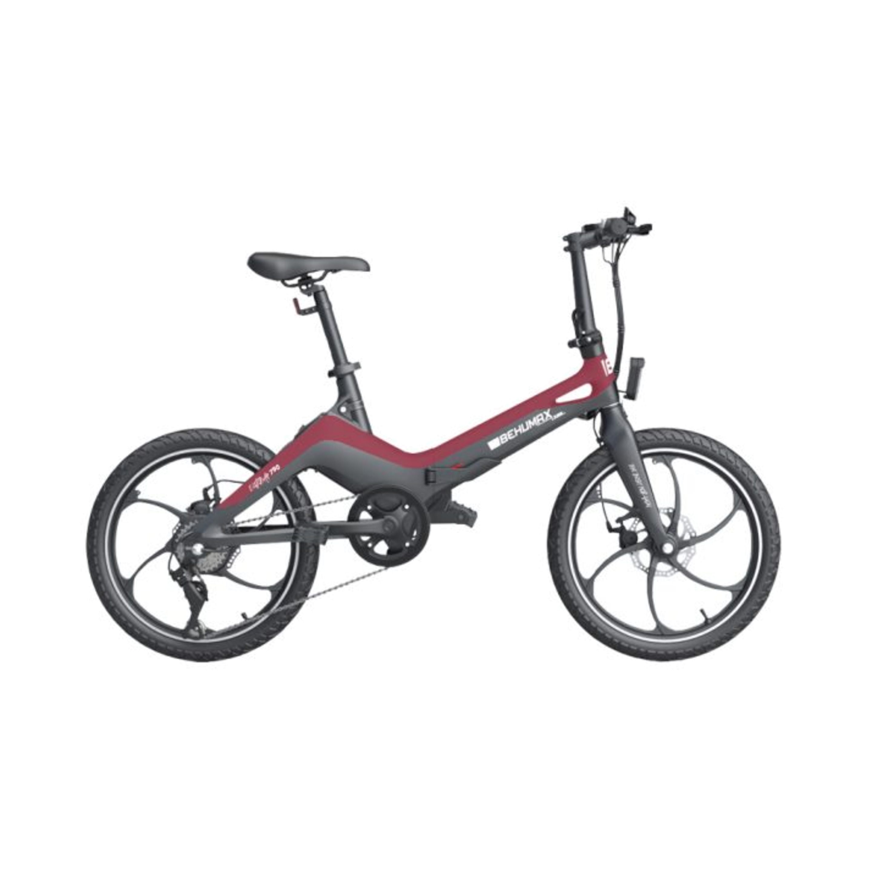 Bicicleta Eléctrica Behumax E-urban 790 - Rojo  MKP