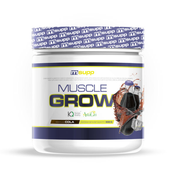 Mg Amino Muscle Grow - 500g De Mm Supplements Sabor Cola -  - 