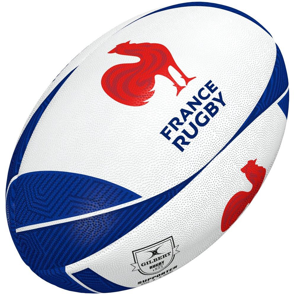 Balón Rugby Gilbert France Supporter - blanco - 