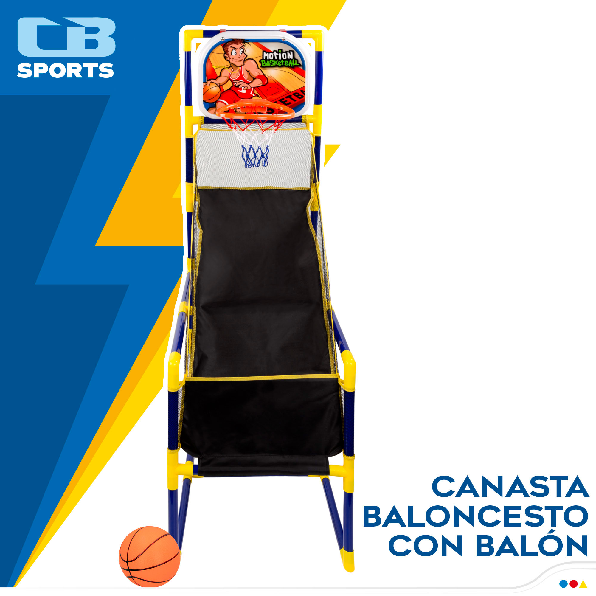 Canasta Baloncesto Recoge Pelotas Cb Toys  MKP