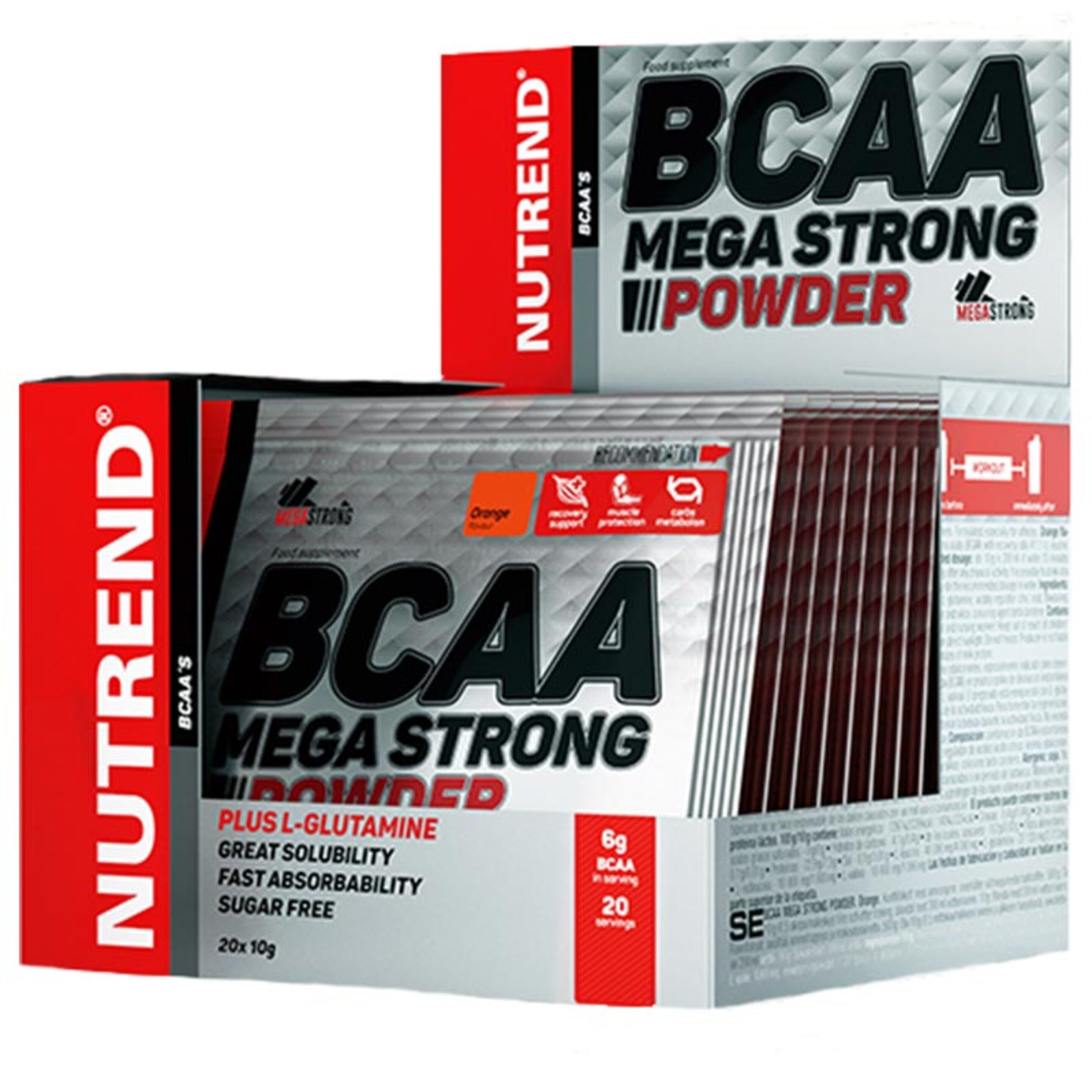 Compress Bcaa Instant Drink - 20x10g - Naranja