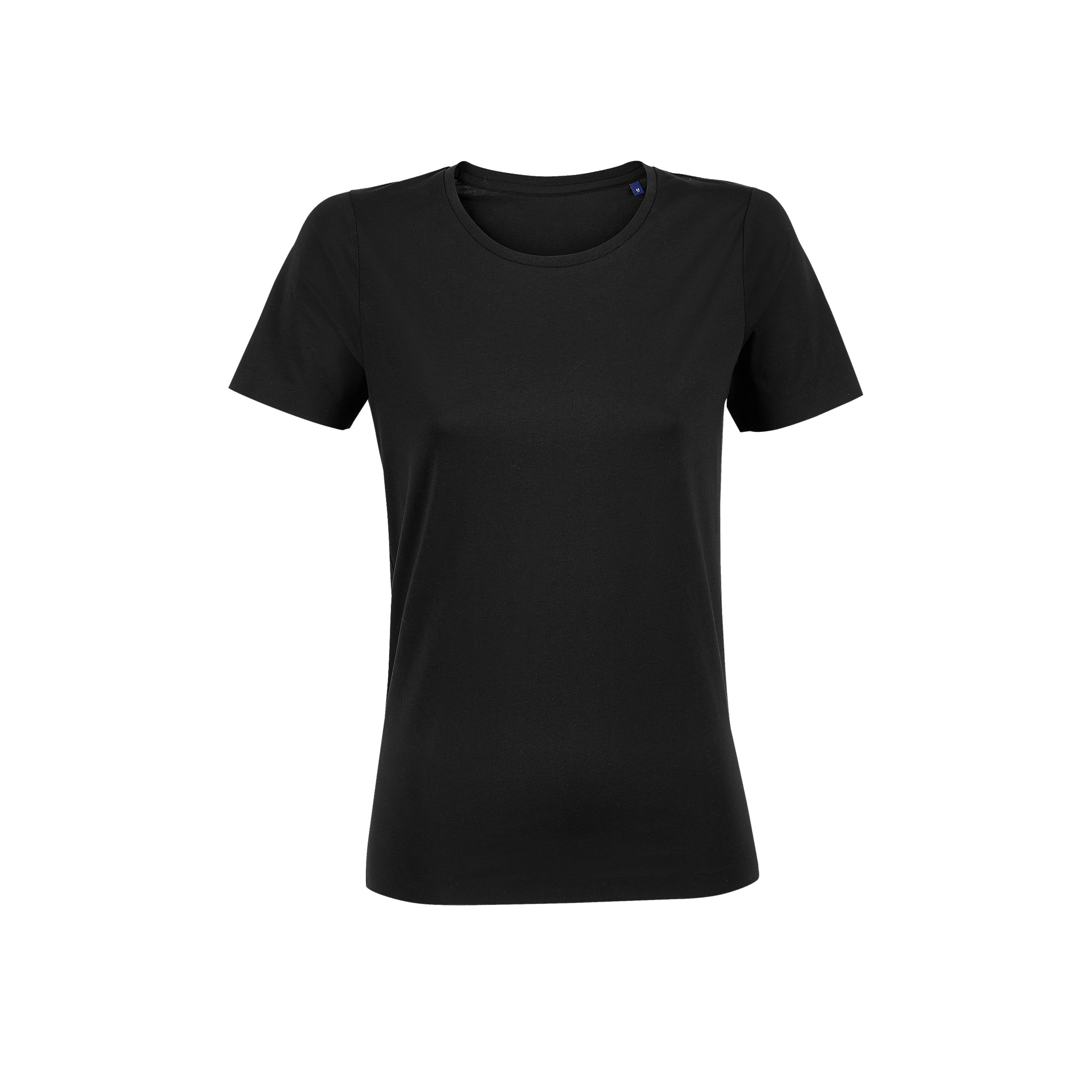 Camiseta Feminina De Manga Curta Mercerised Plain Jersey Neoblu Lucas Women's Deep Black M