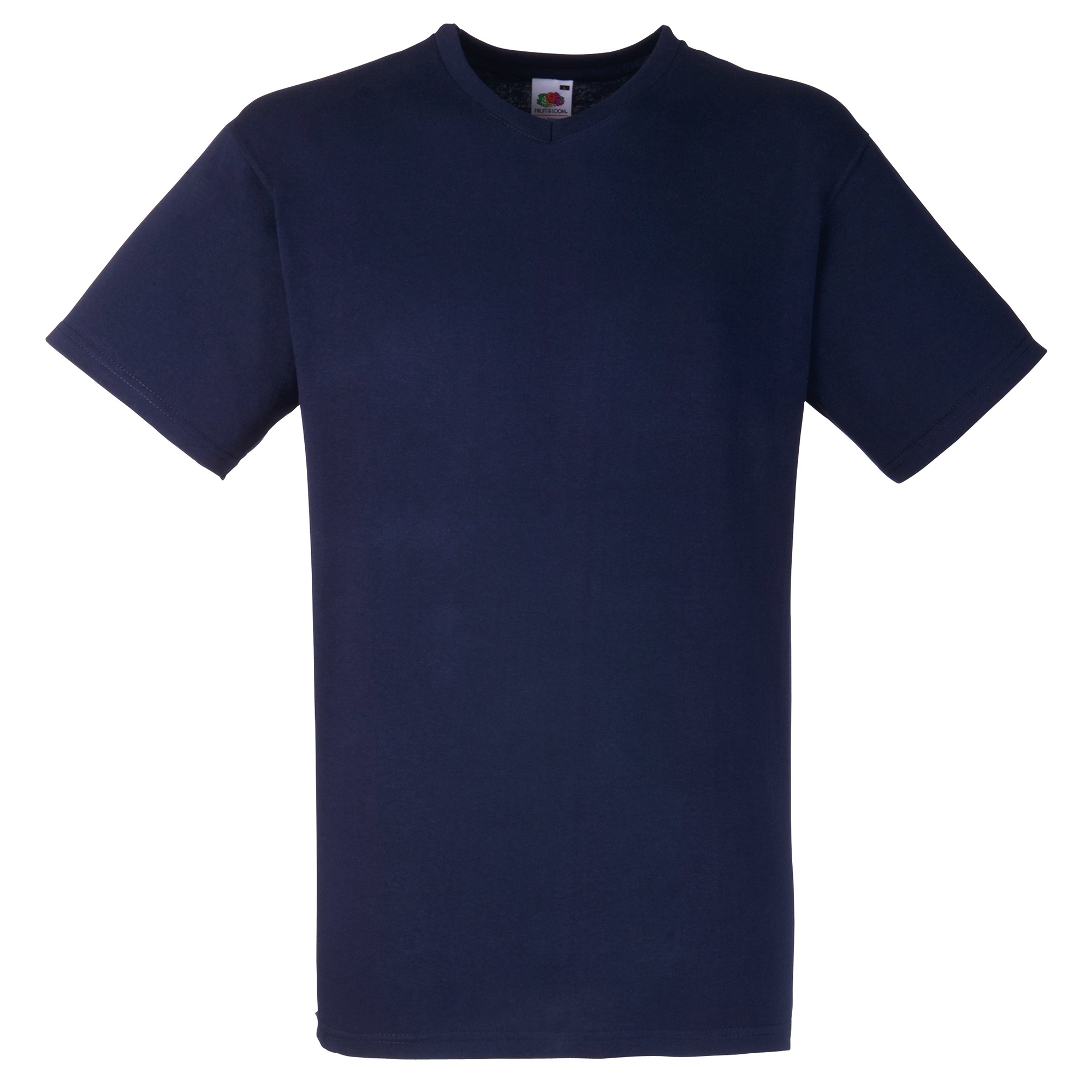 Camiseta Básica De Manga Corta Fruit Of The Loom Valueweight - azul-marino - 
