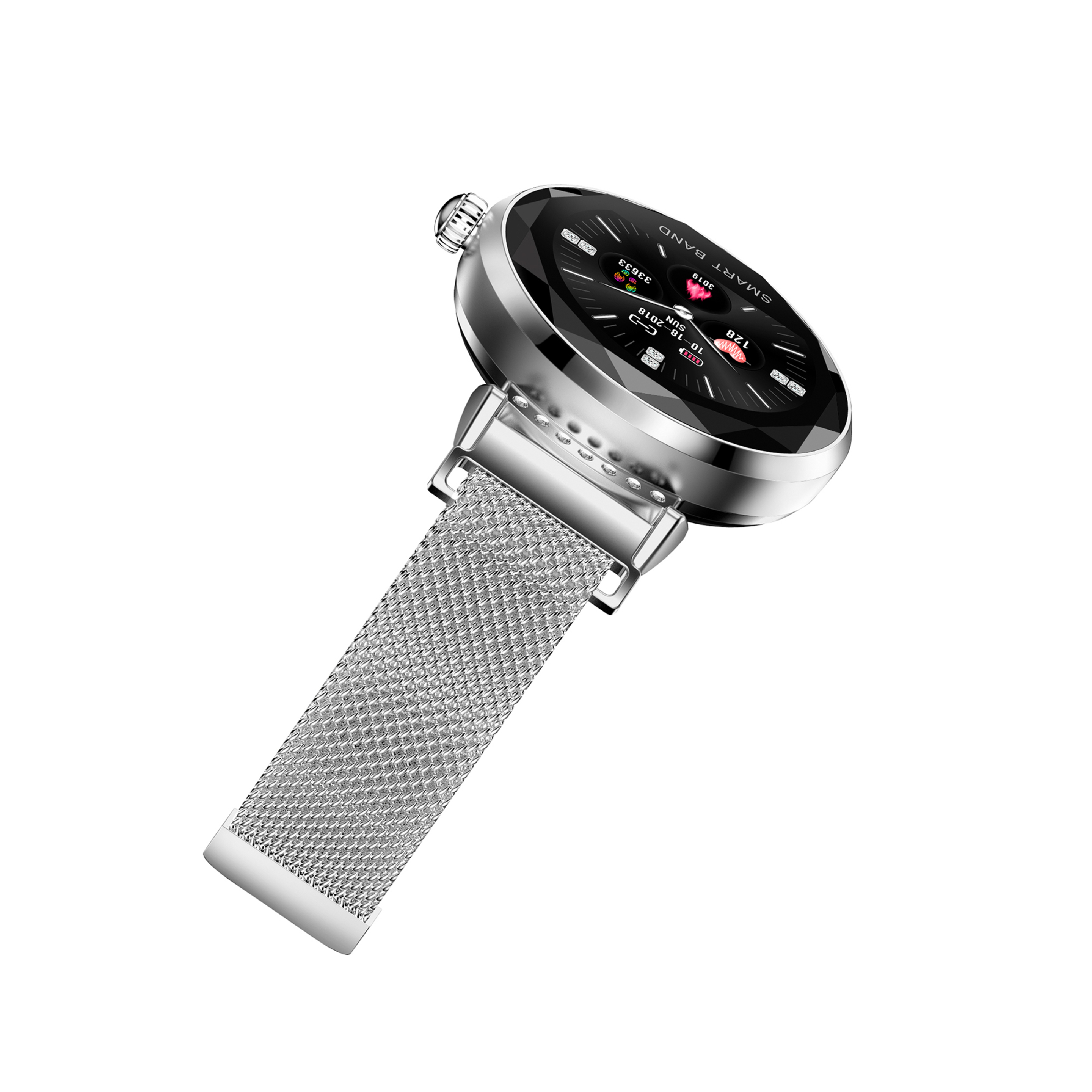 Reloj Bluetooth Watchuu Con Control Ovulacion Ip68 Cleopatra Gris