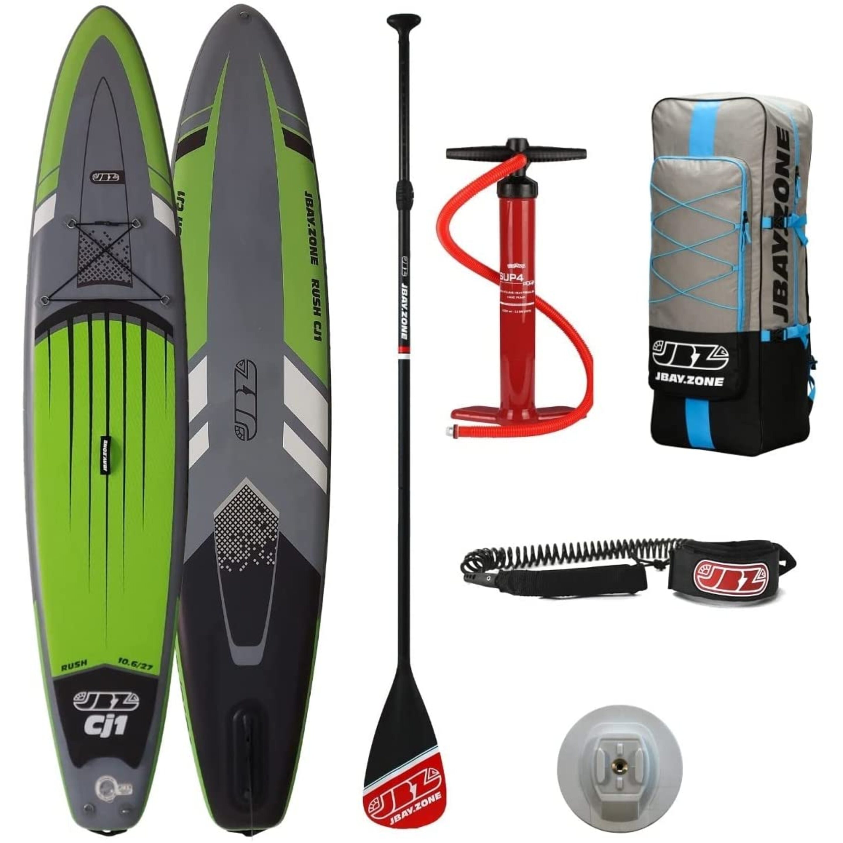 Tabla De Stand Up Paddle Surf Sup Hinchable Jbay.zone Rush Cj1 Racing Sup