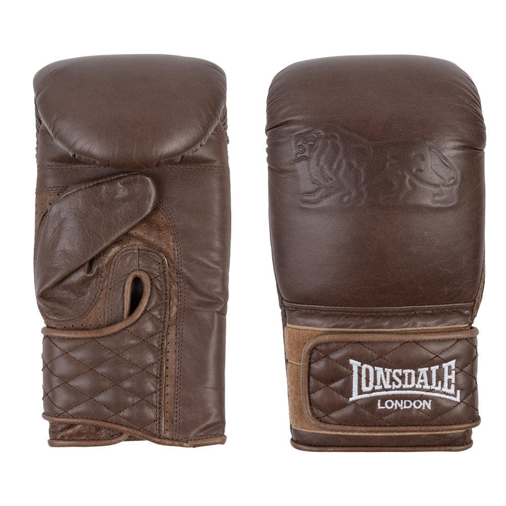 Guantes De Cuero Para Saco De Boxeo Vintage  Bag Gloves Lonsdale - marron - 
