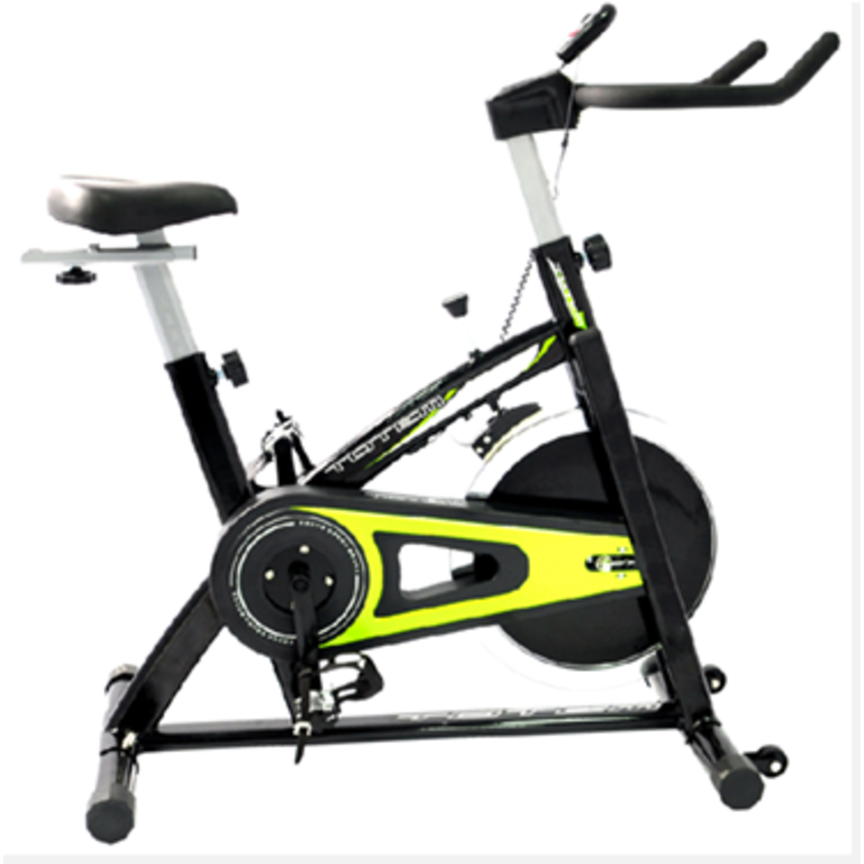 Bicicleta De Spinning Vital Gym X6 - negro-amarillo - 