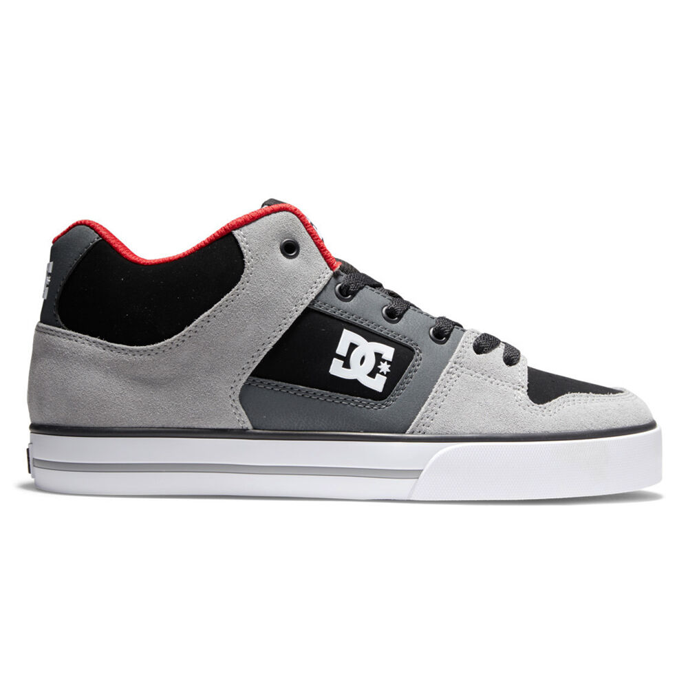 Zapatillas Dc Shoes Pure Mid Adys400082 Black/grey/red (Byr) | Sport Zone MKP