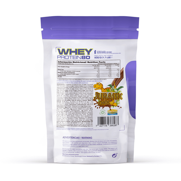 Whey Protein80 - 500g De Mm Supplements Sabor Jurassic Choc