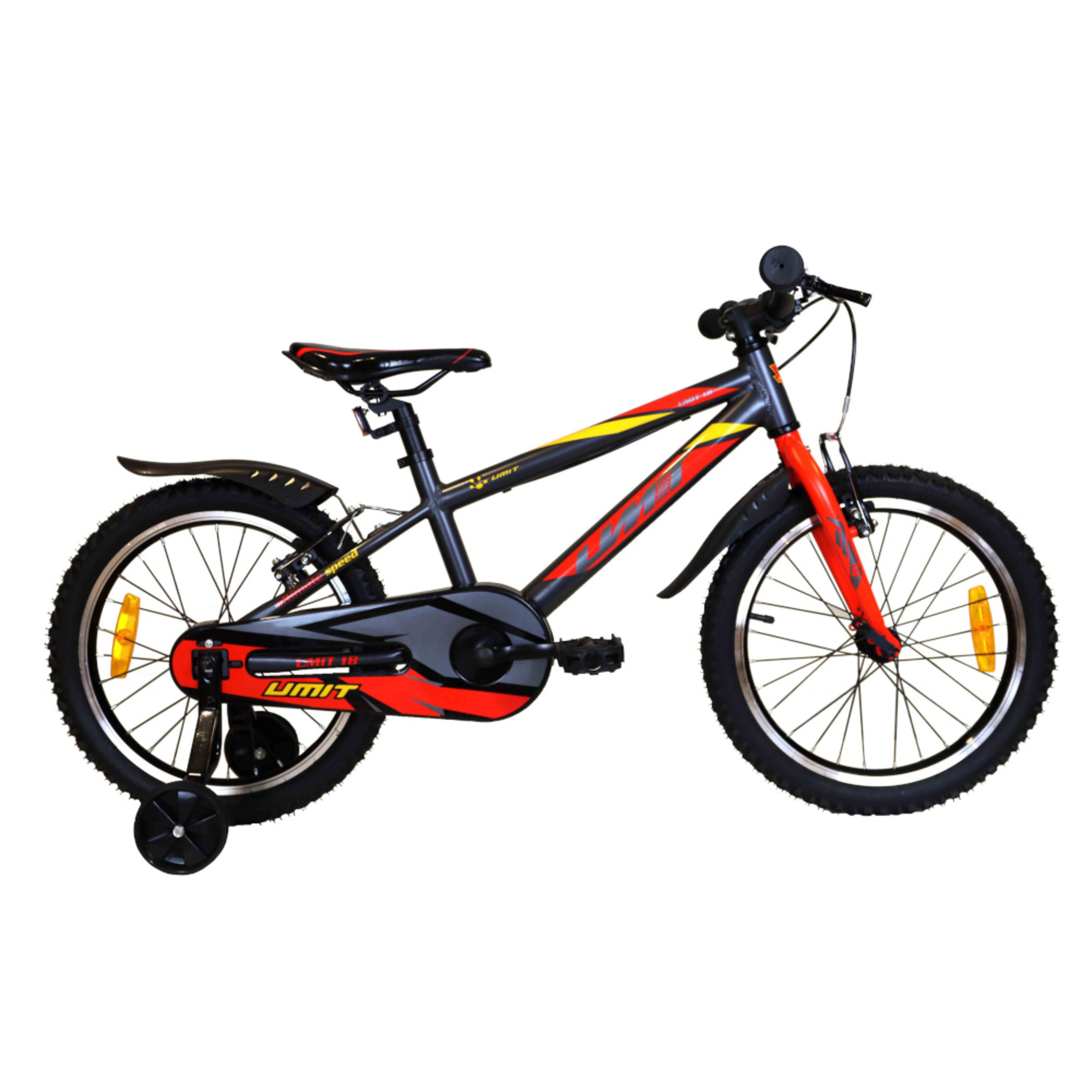 Mountain Bike Infantil 18" Umit Alumínio 180 Cinza-vermelho