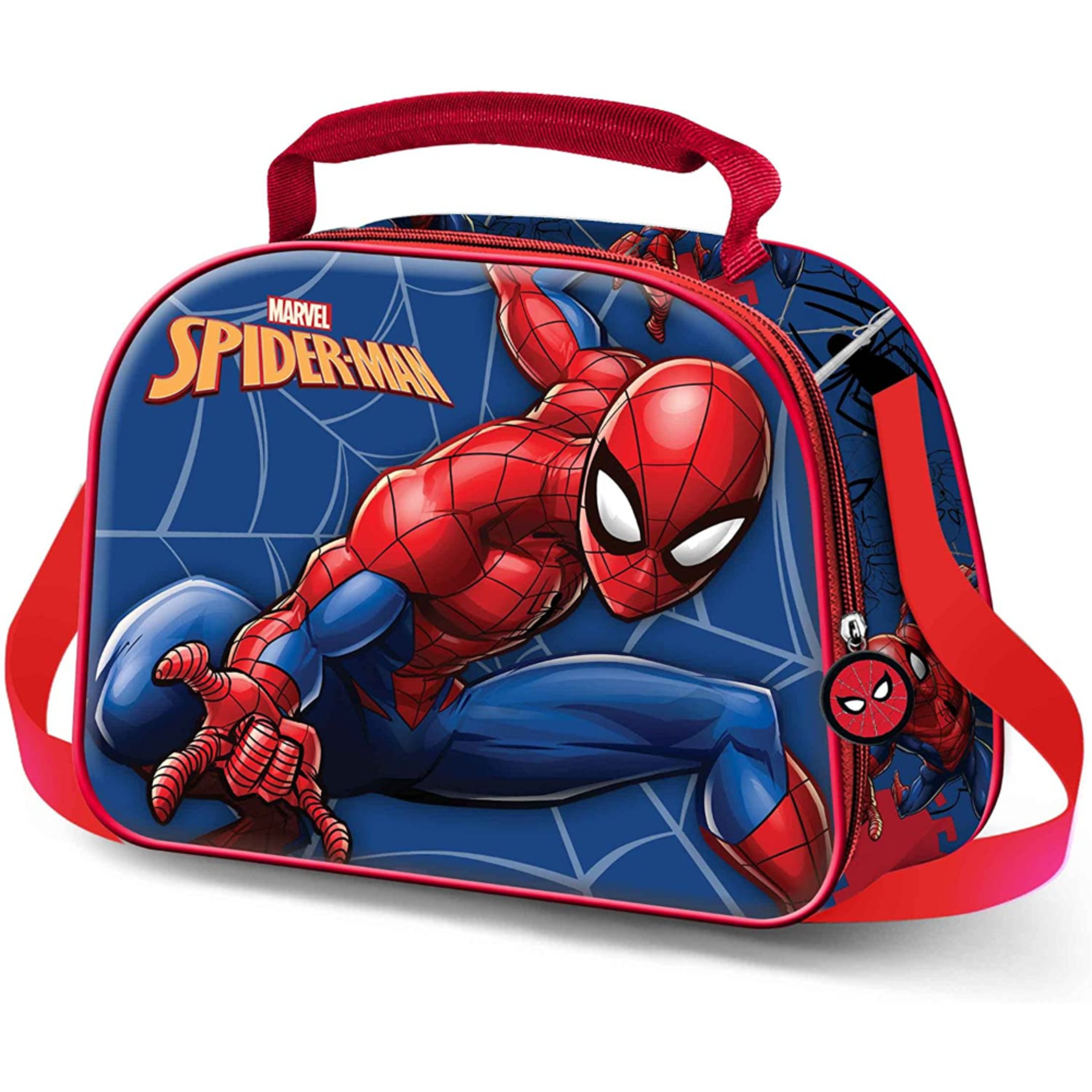 Bolsa Portaalimentos Spiderman Con Forma 3d