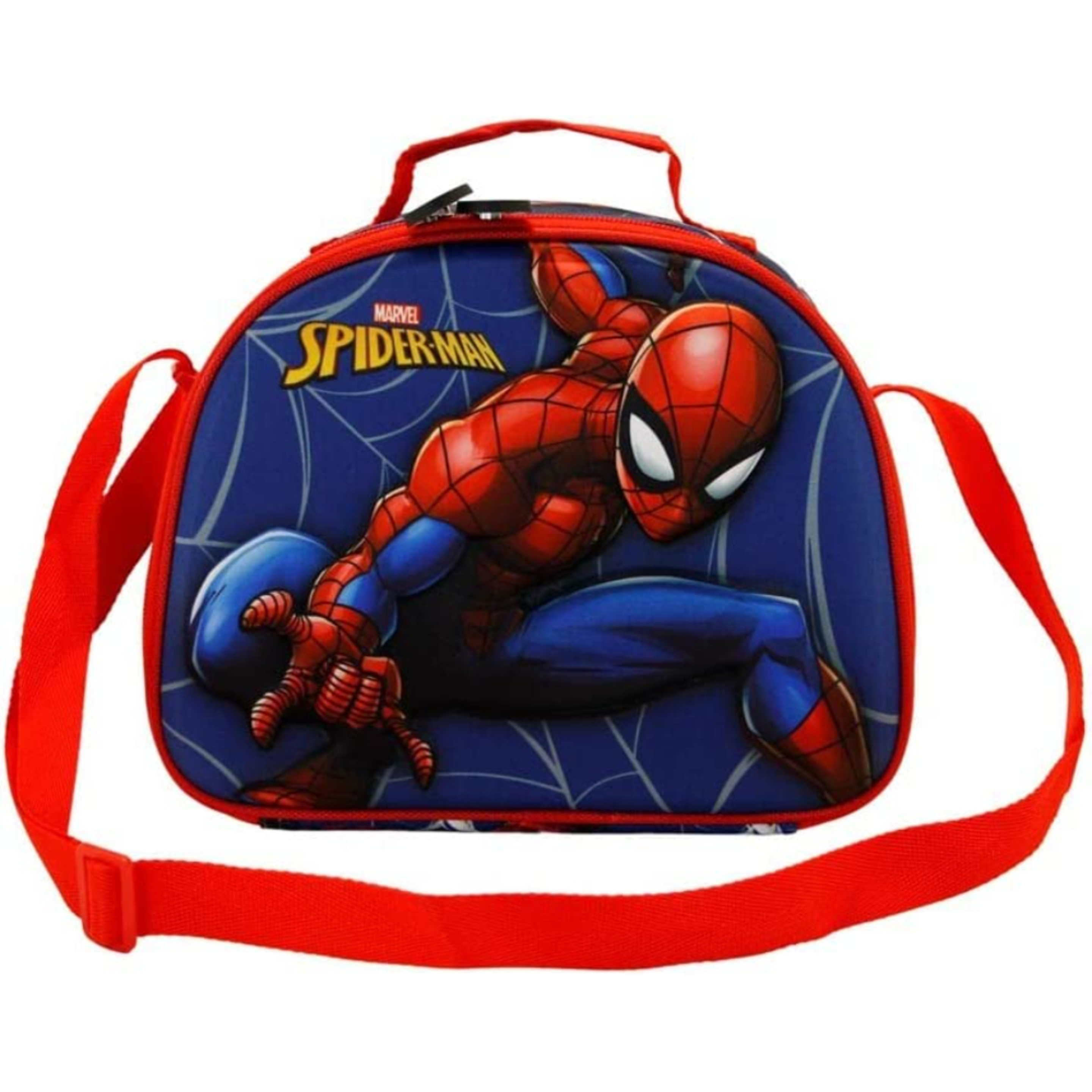 Bolsa Portaalimentos Spiderman Con Forma 3d