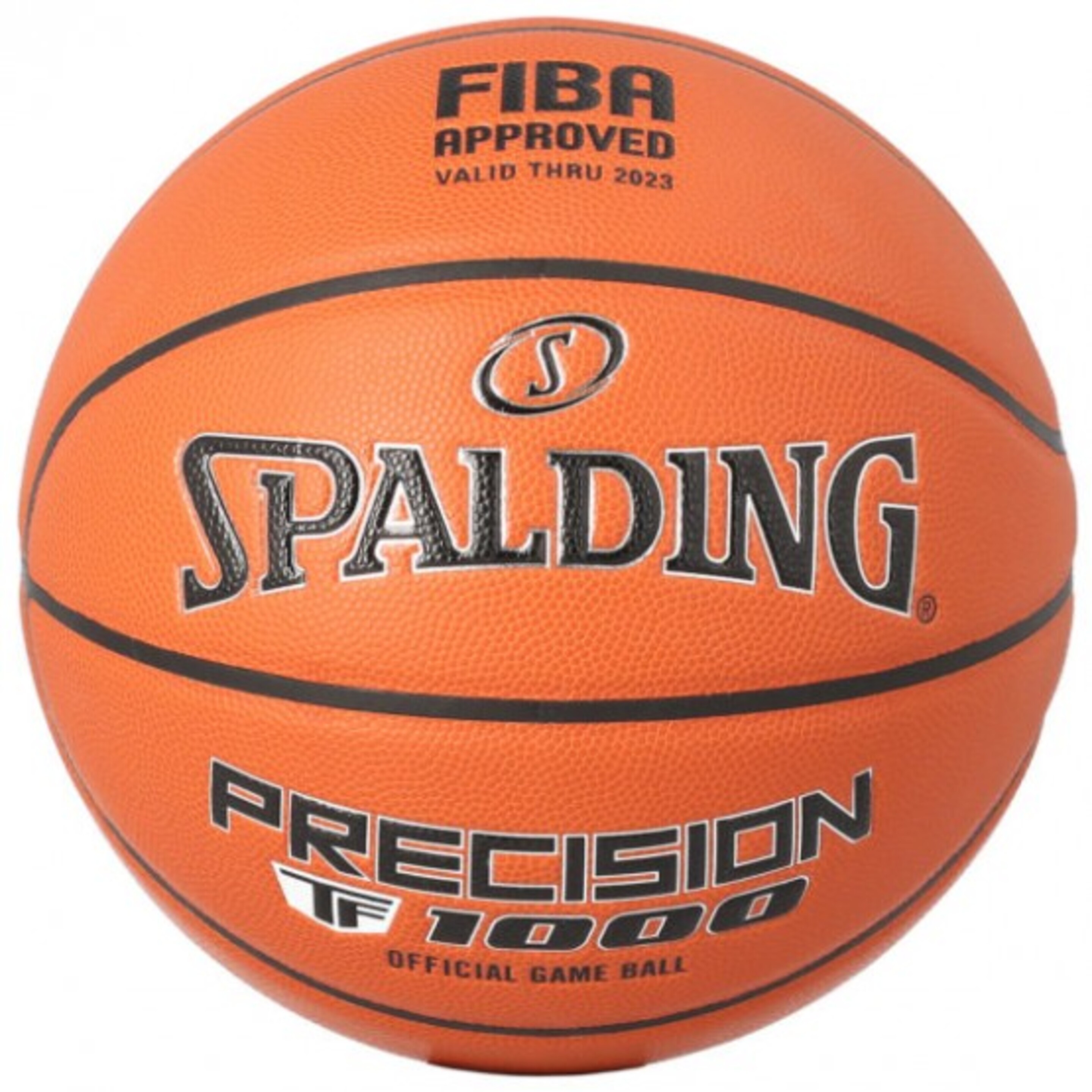 Balón De Baloncesto Spalding Precision Tf-1000 Sz7.piel Composite. - naranja - 
