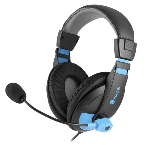 Auriculares C/microfono Ngs Msx9 Pro Blue Negro/azul - negro-azul - 