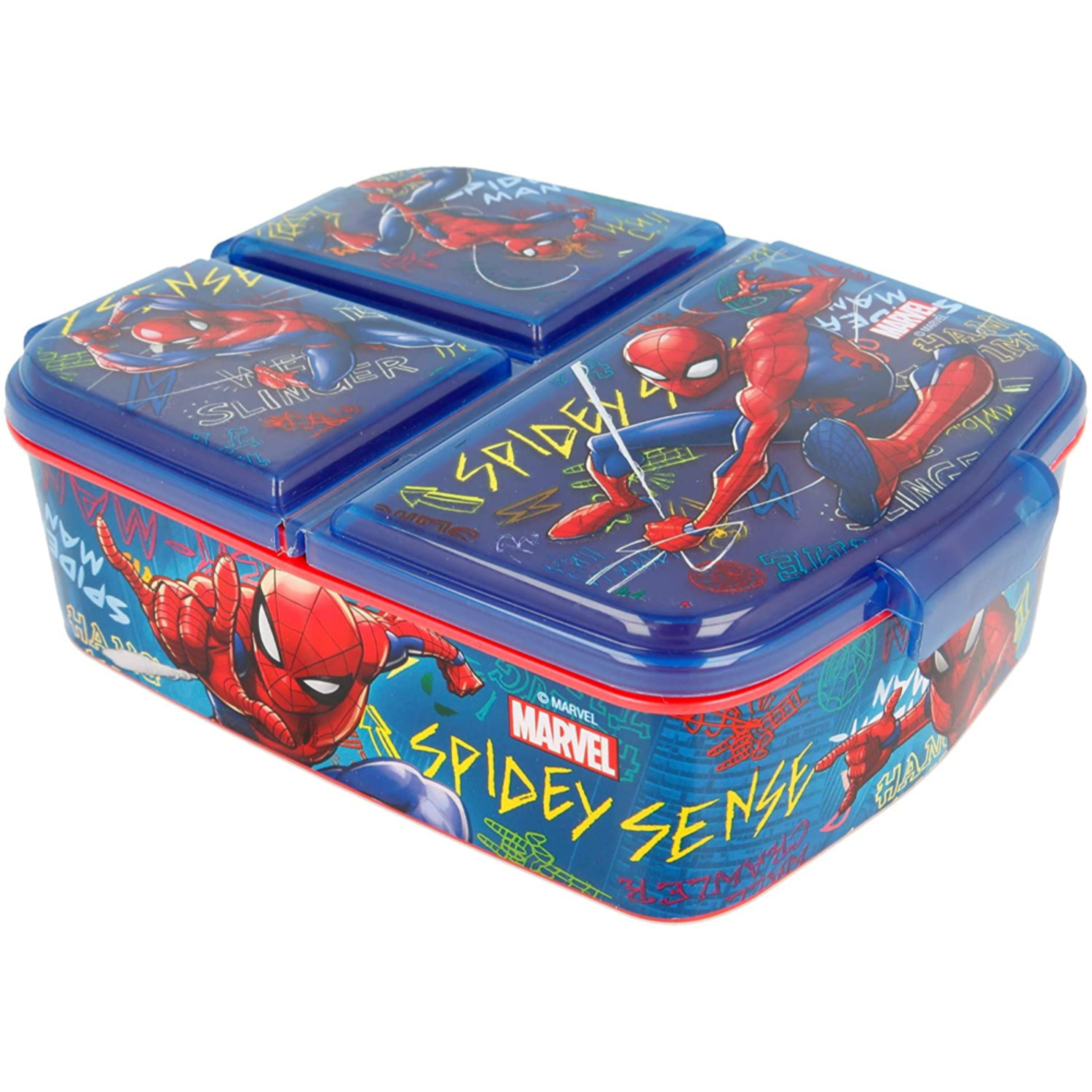 Sandwichera Spiderman 69204 - azul - 