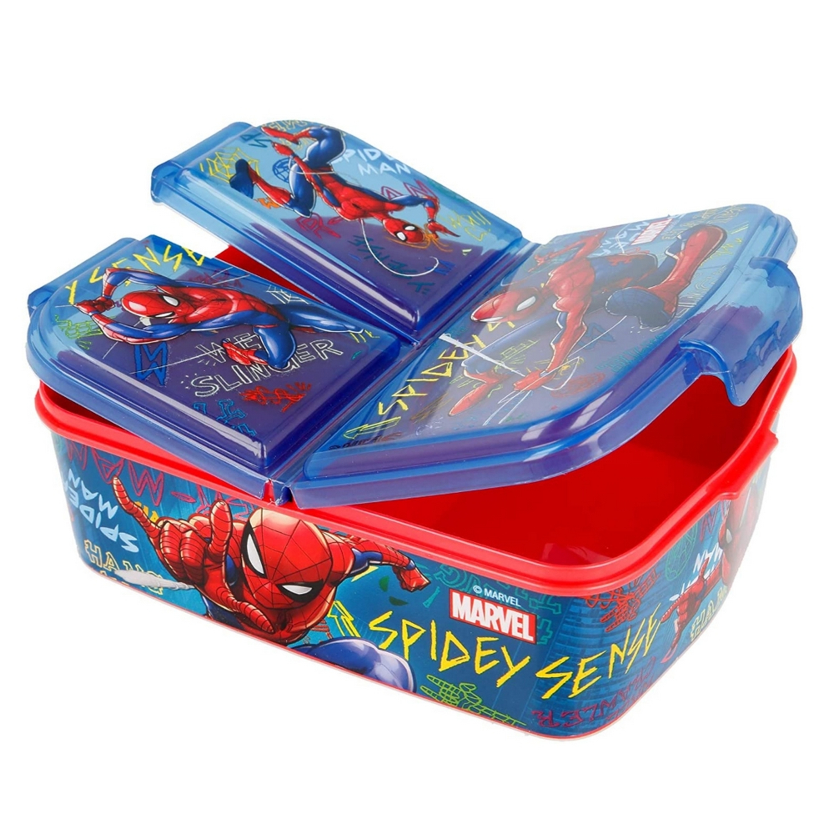Sandwichera Spiderman 69204 - Azul  MKP