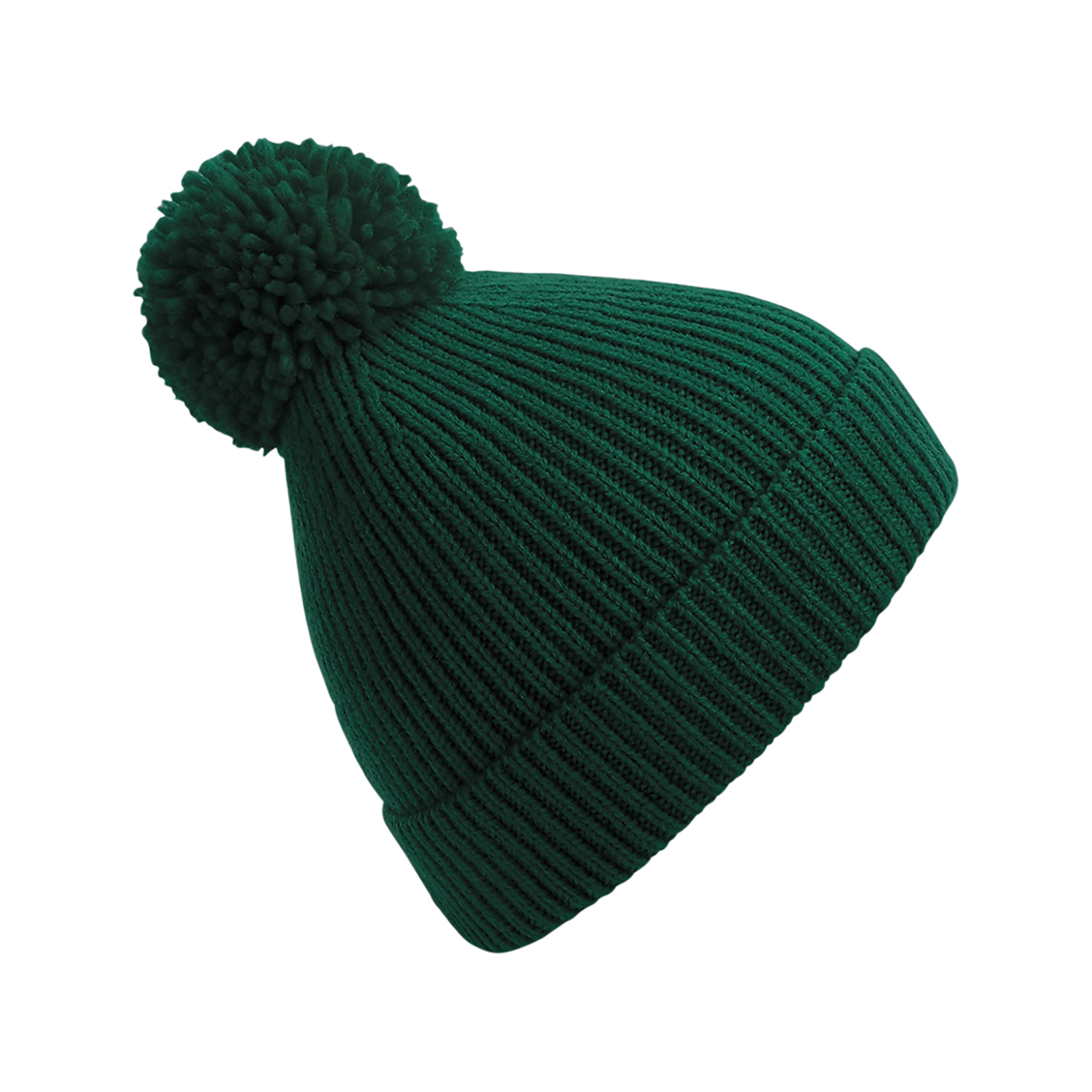 Gorro Beanie De Punto Engineered Con Pom Pom Beechfield