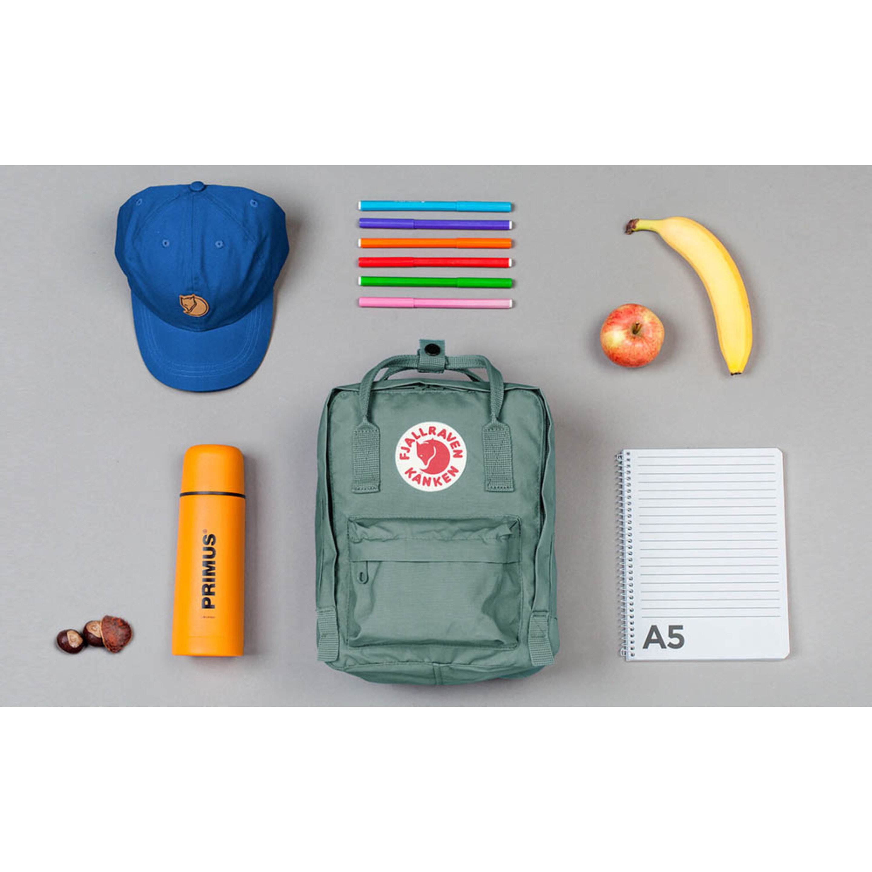 Fjallraven Kånken Mini Sports Backpack, Unisex-adult, Deep Turqoise, One Size - Multicolor  MKP