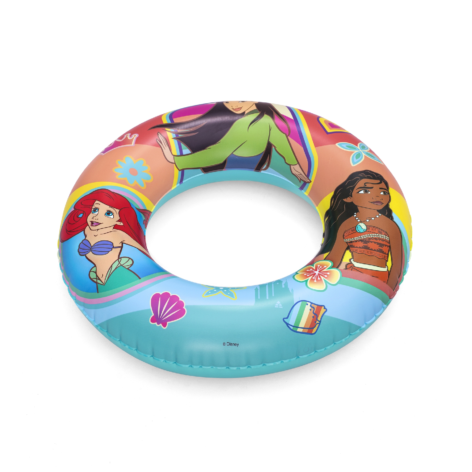 Flotador Hinchable Para Niños De 3 A 6 Años Bestway 48 Cm Diseño De Princesas Disney