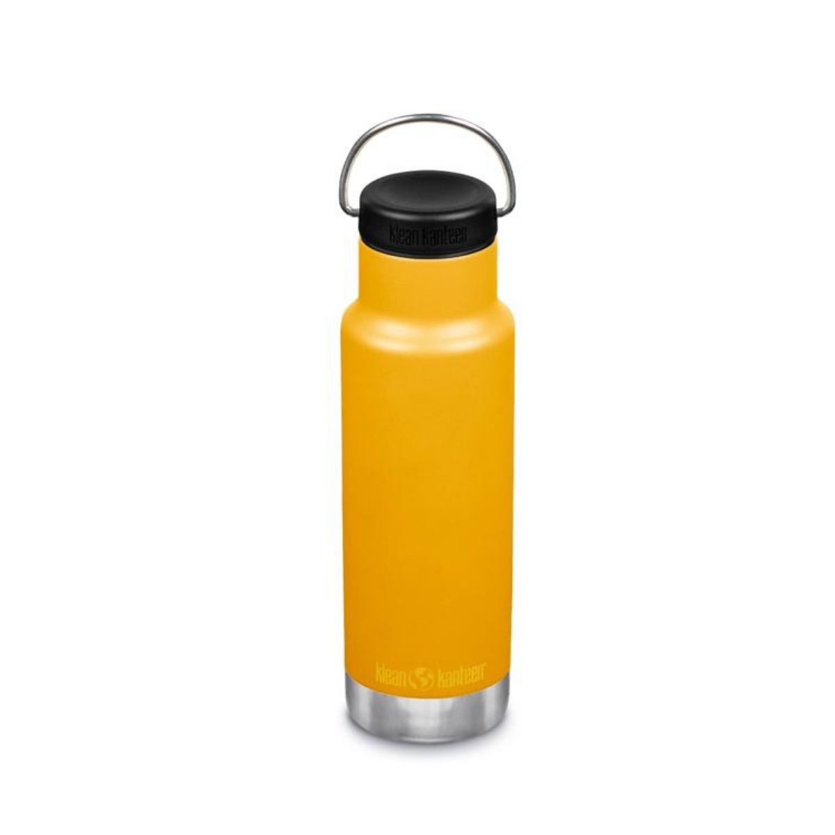 Botella Térmica Klean Kanteen Insulated Classic 12oz Con Tapón Loop Cap - amarillo - 