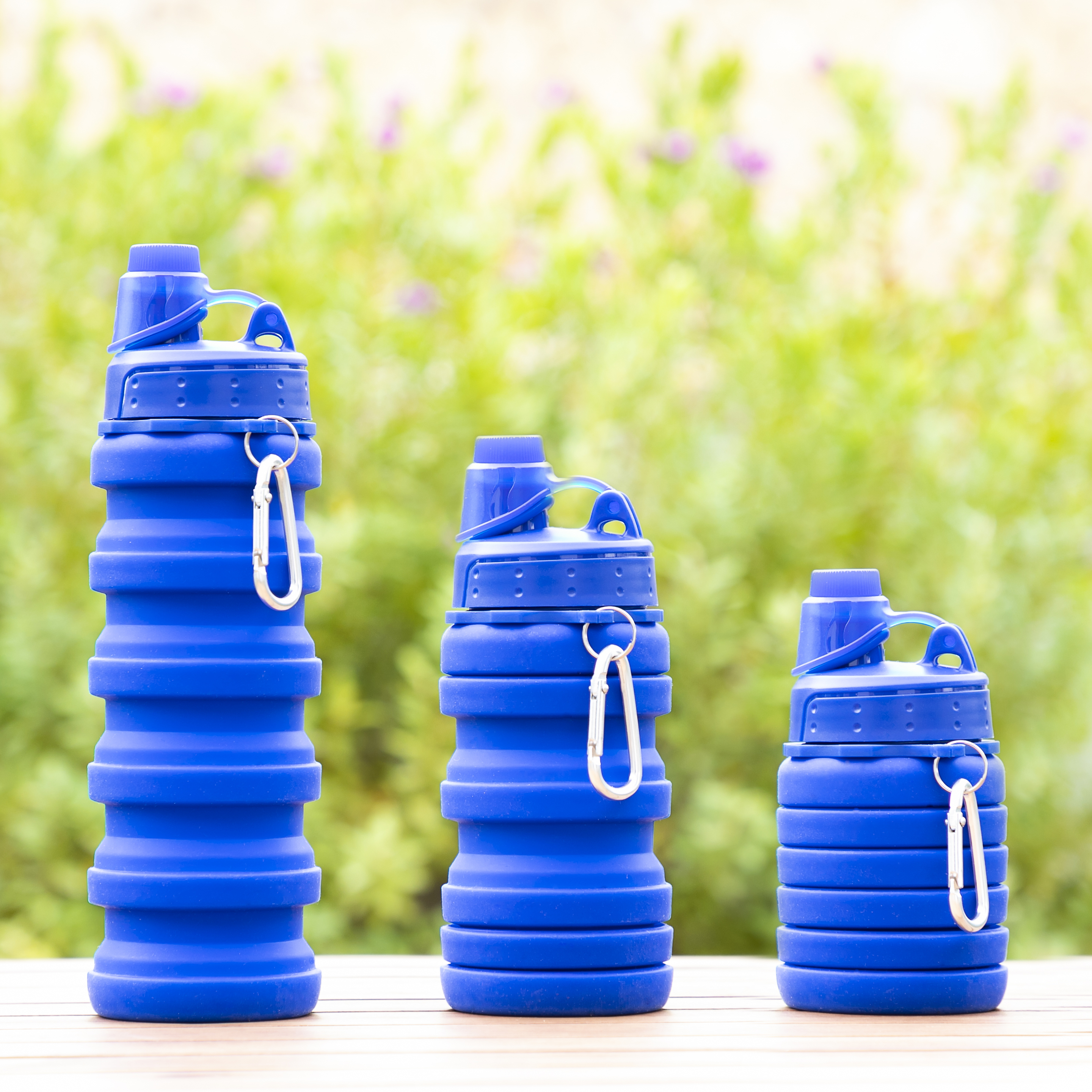 Botella Plegable De Silicona Bentle Innovagoods - Azul  MKP