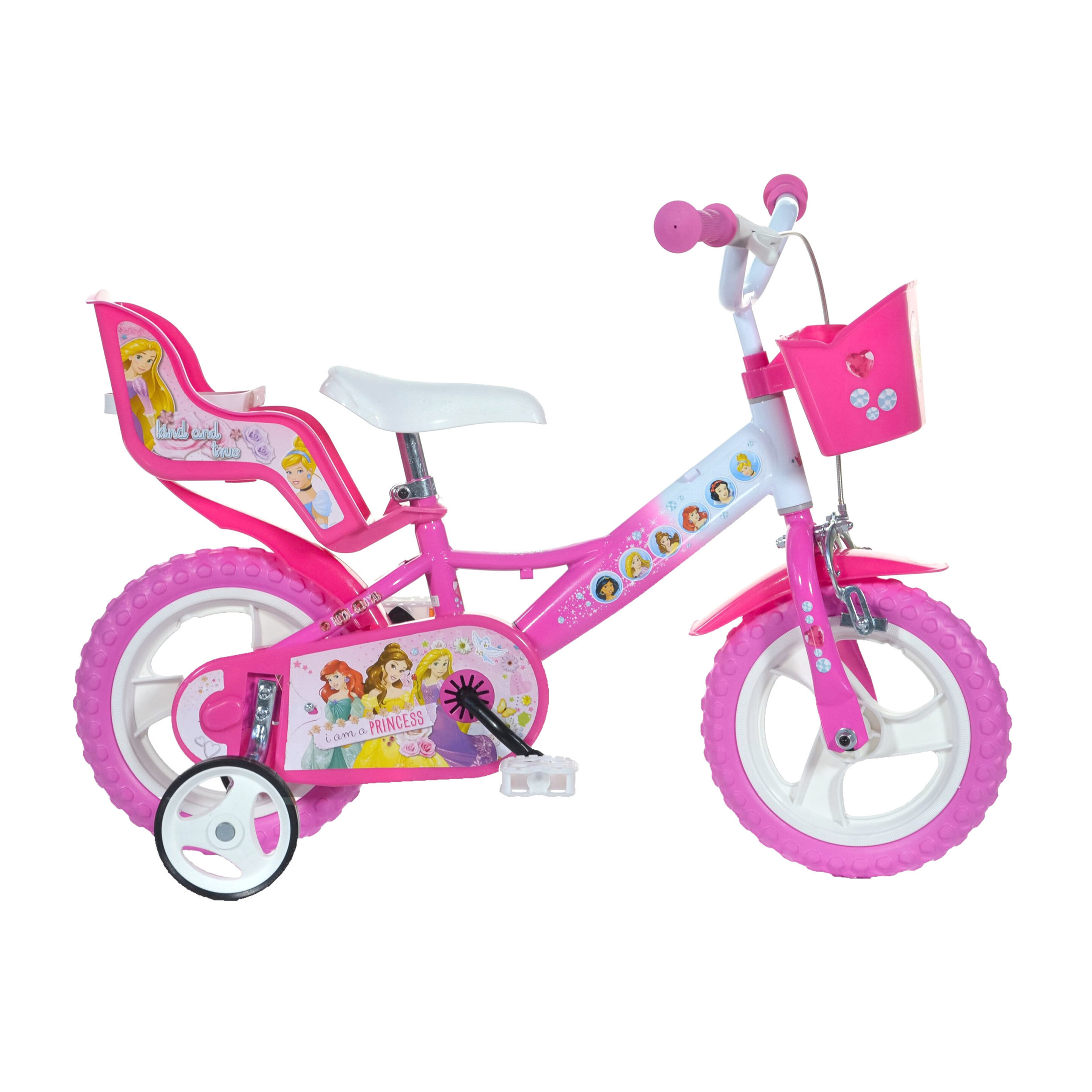 Bicicleta Infantil Disney Princess 12 Pulgadas 3-5 Años