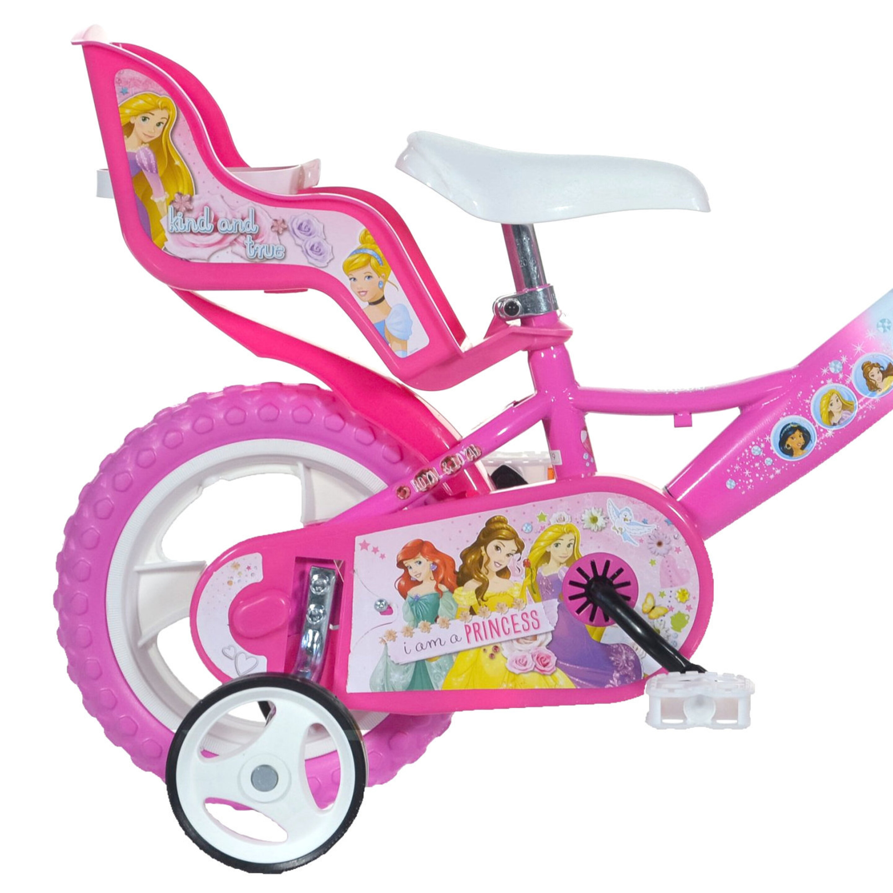 Bicicleta Infantil Disney Princess 12 Pulgadas 3-5 Años