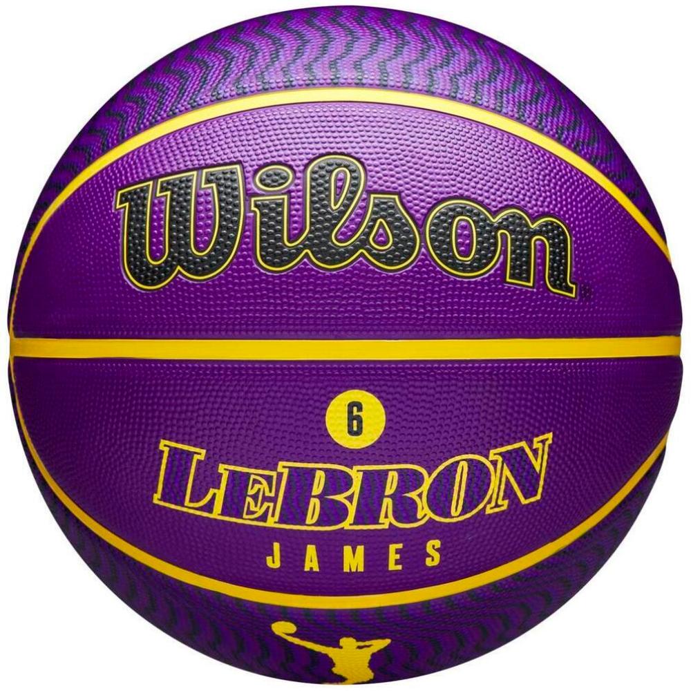 Balón De Baloncesto Wilson Nba Player Lebron James - violeta - 