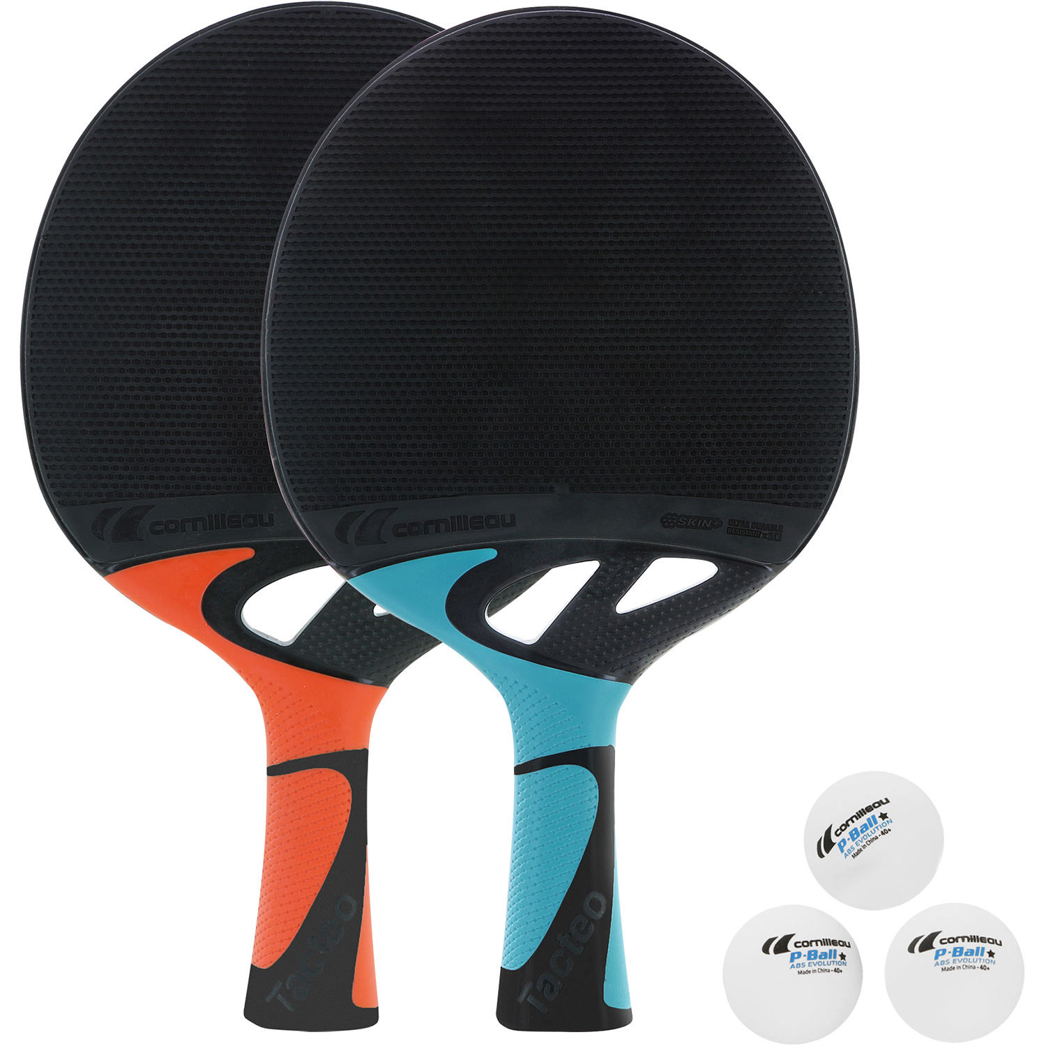 Tacteo Pack Duo Cornilleau 2 Palas Y 3 Pelotas