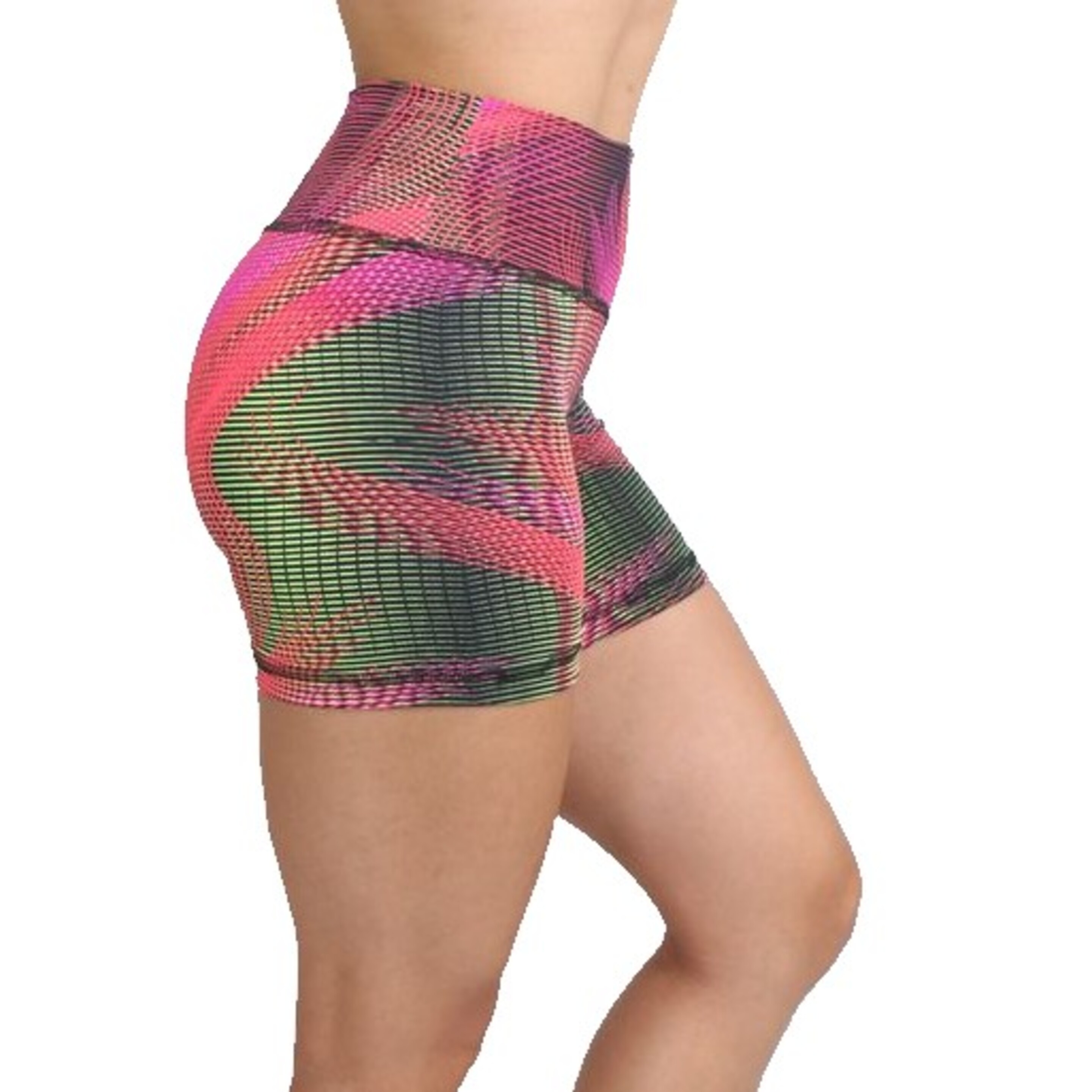 Short Deportivo Mujer Orange Lines