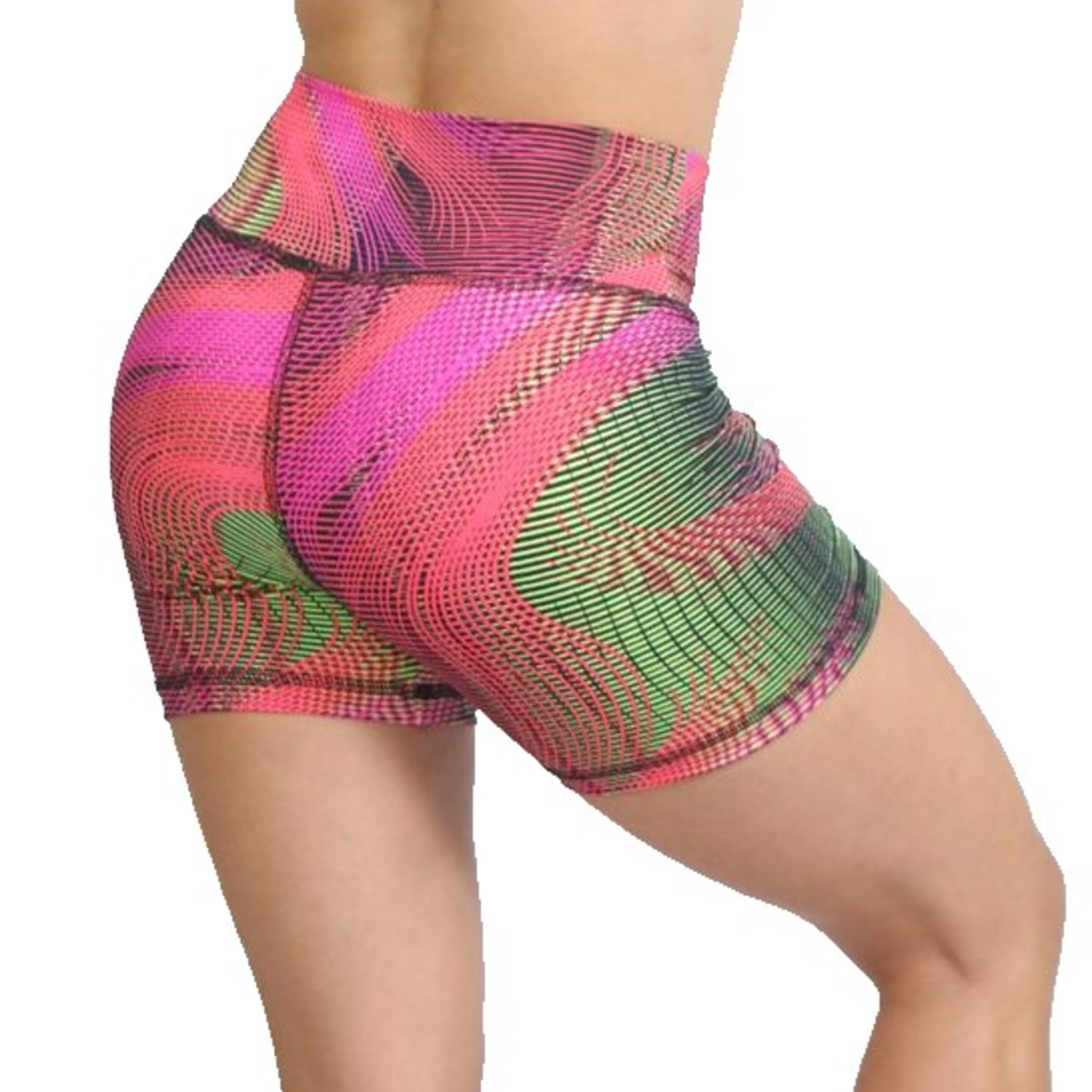 Short Deportivo Mujer Orange Lines