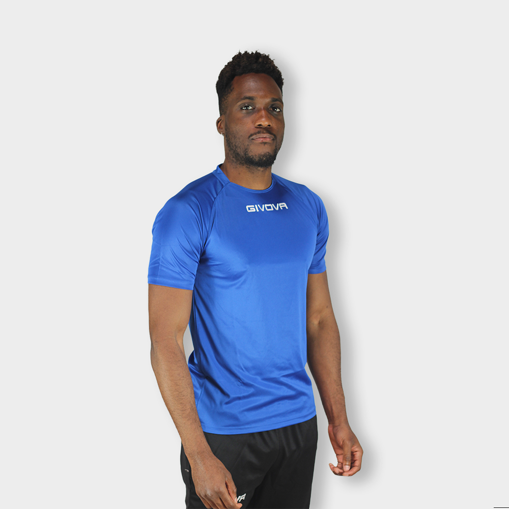 Camisa De Futebol De Poliéster Azul Royal Givova Capo
