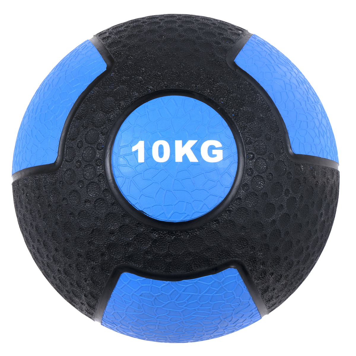 Balón Medicinal De Goma Resistente 10 Kg Gladiatorfit - negro-azul-royal - 