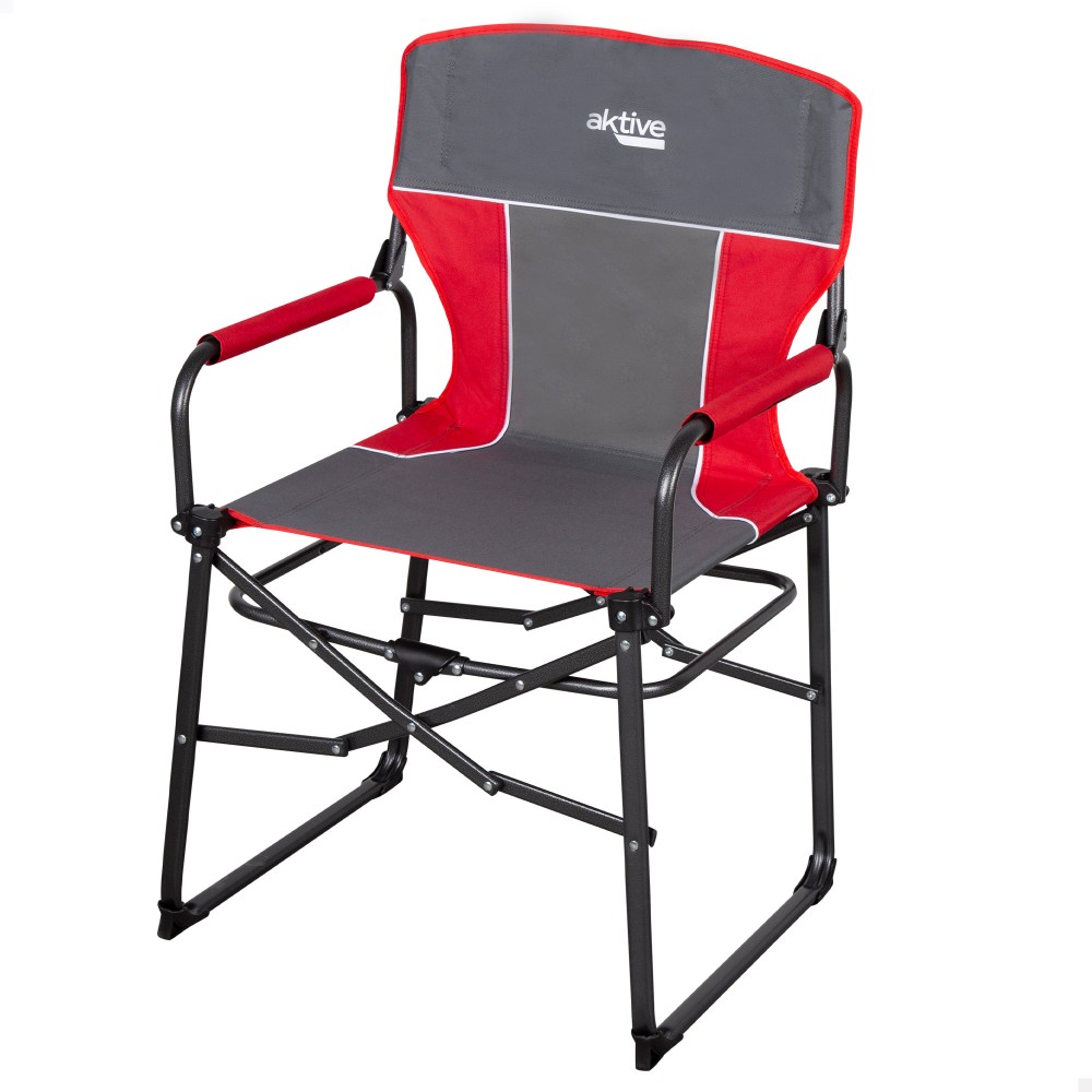 Aktive Cadeira Dobrável Anti-roll Diretor De Acampamento C/dobrável Compacto Cinza