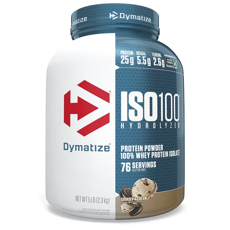 Suero De Leche Iso 100 2,2 Kg Dymatize | Galleta