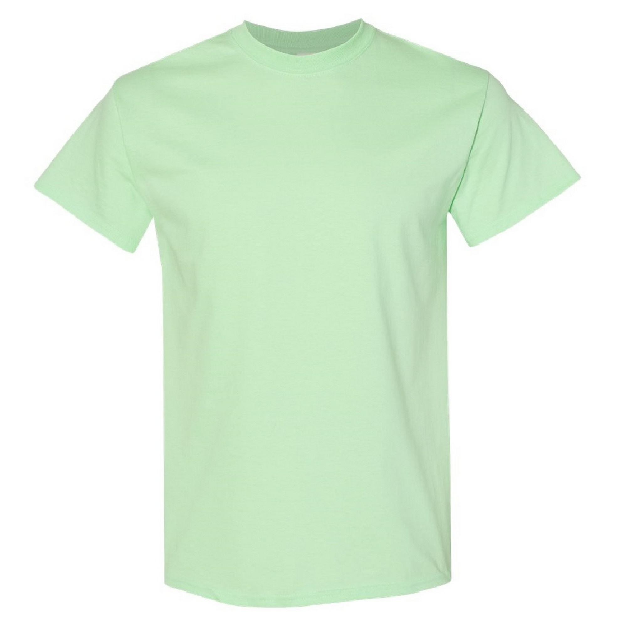 Camiseta Básica De Manga Corta Gildan Heavy Cotton 100% Algodón Gordo - verde - 