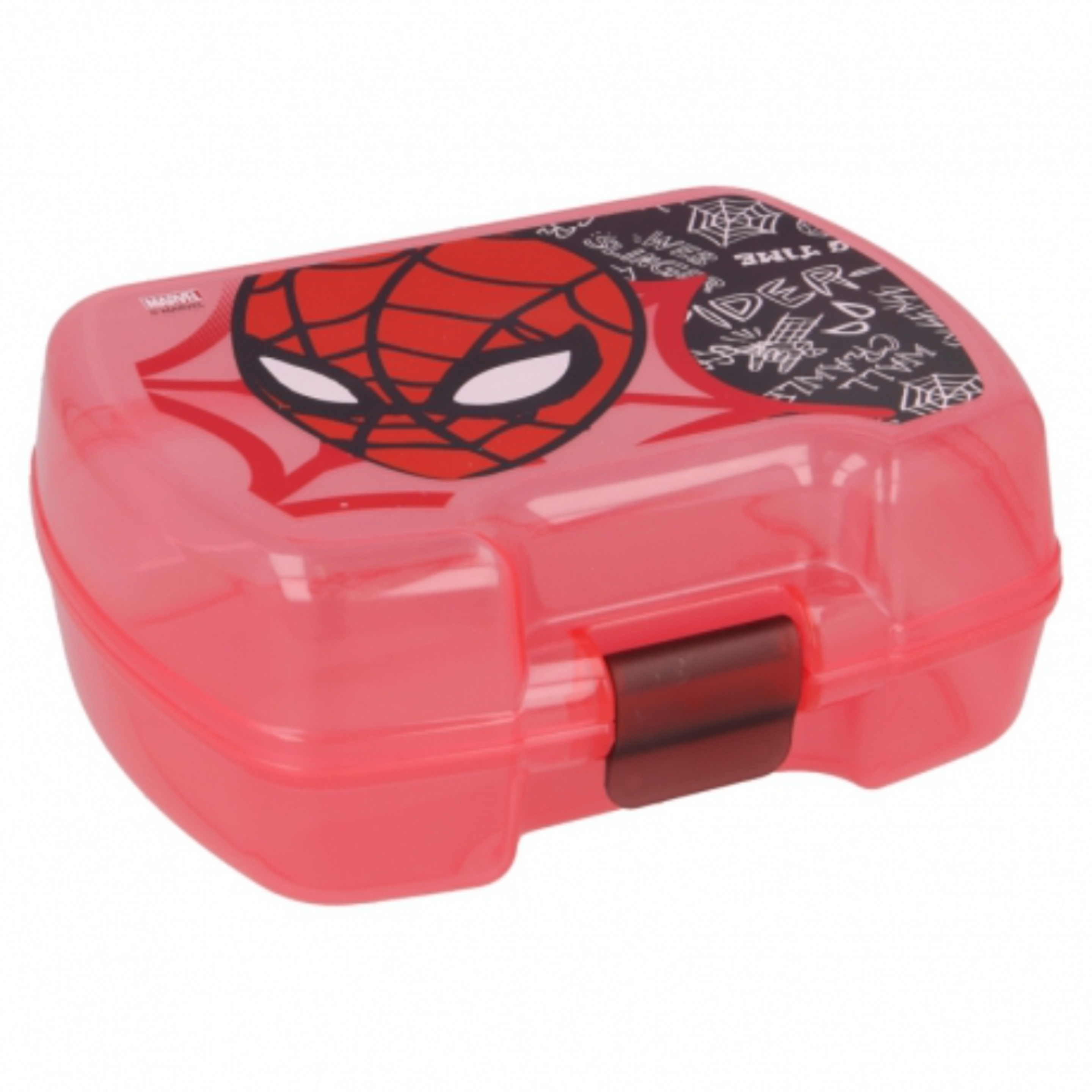 Sandwichera Spiderman 65657 - Rojo  MKP