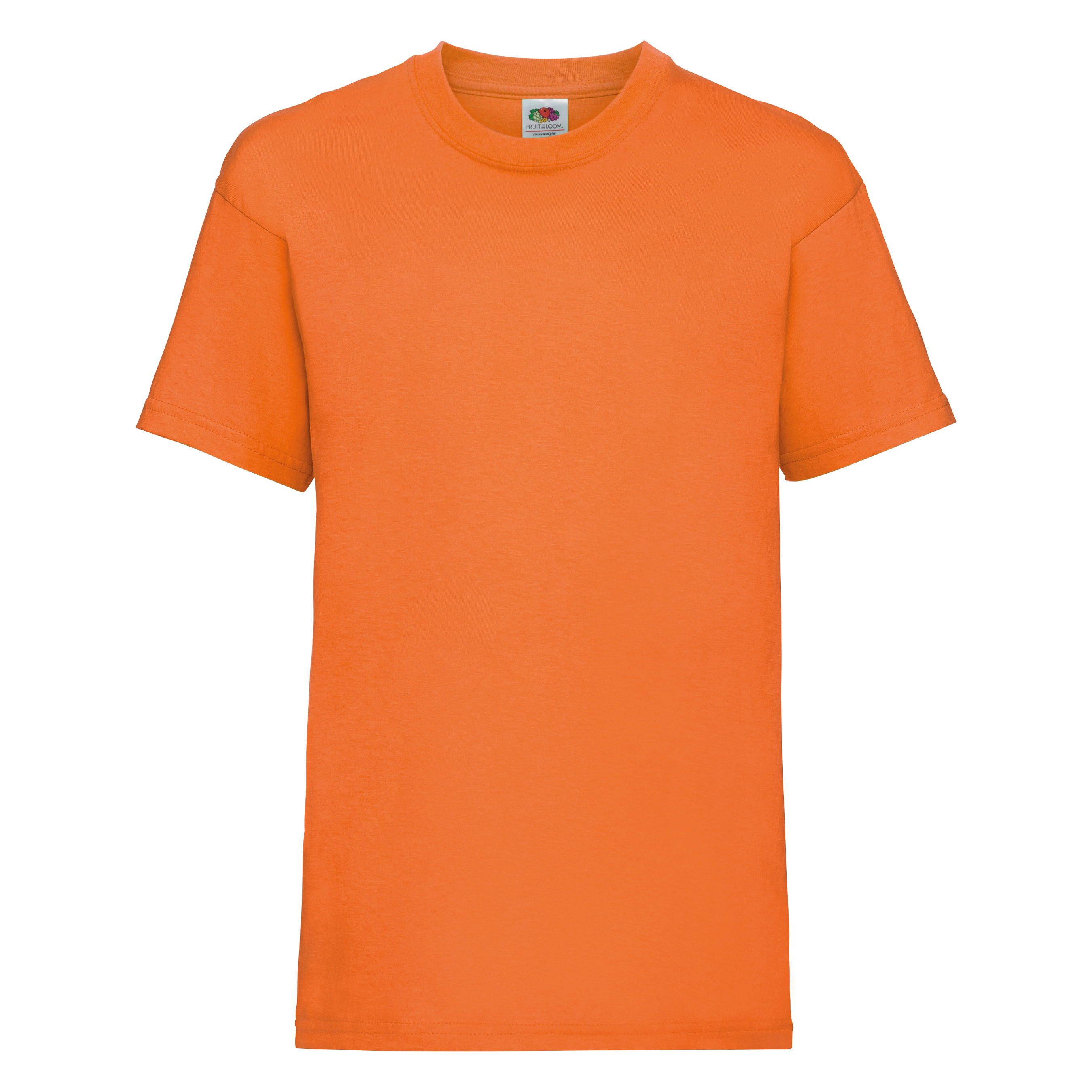 Camiseta Básica De Manga Corta Fruit Of The Loom - naranja - 