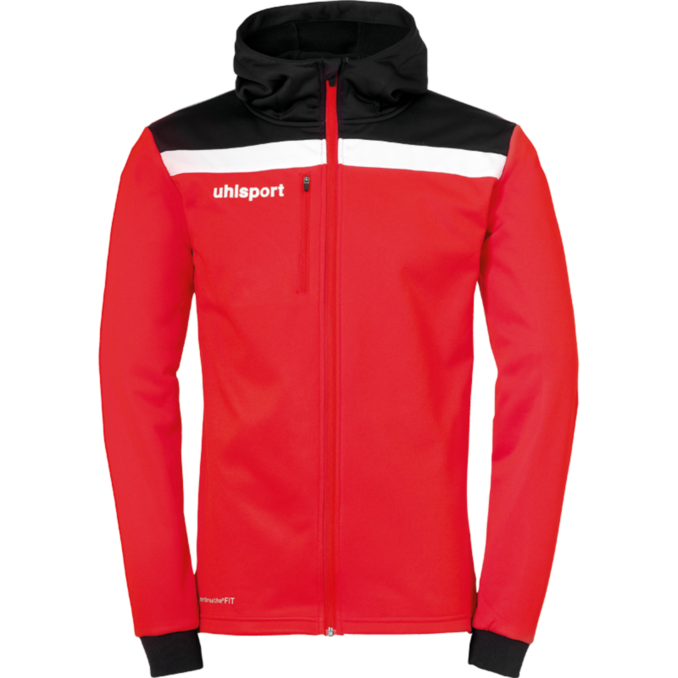 Offense 23 Multi Hood Jacket Rojo/negro/blanco Uhlsport