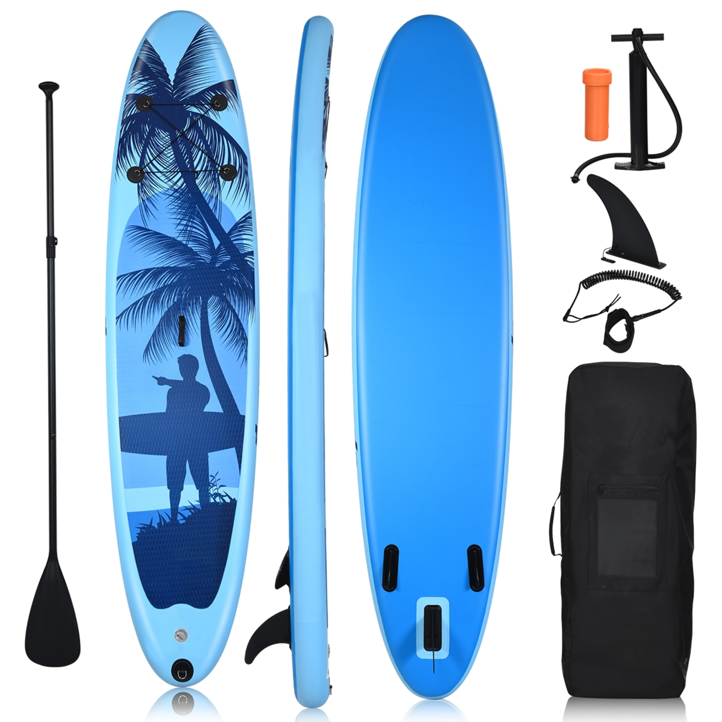 Costway 335 Cm Tabla Hinchable De Pvc Paddle Surf Sup