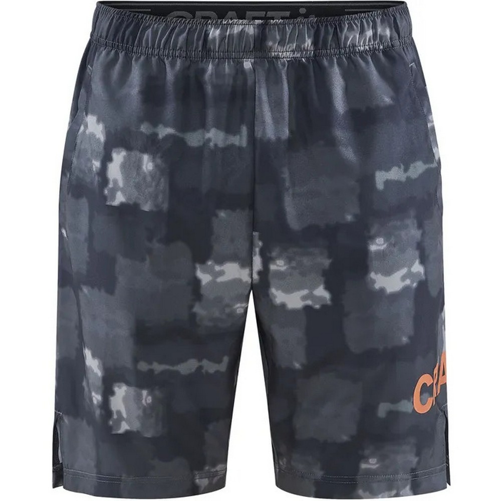 Pantalones Cortos Diseño Con Estampado De Mármol Craft Core Charge - negro-gris - 
